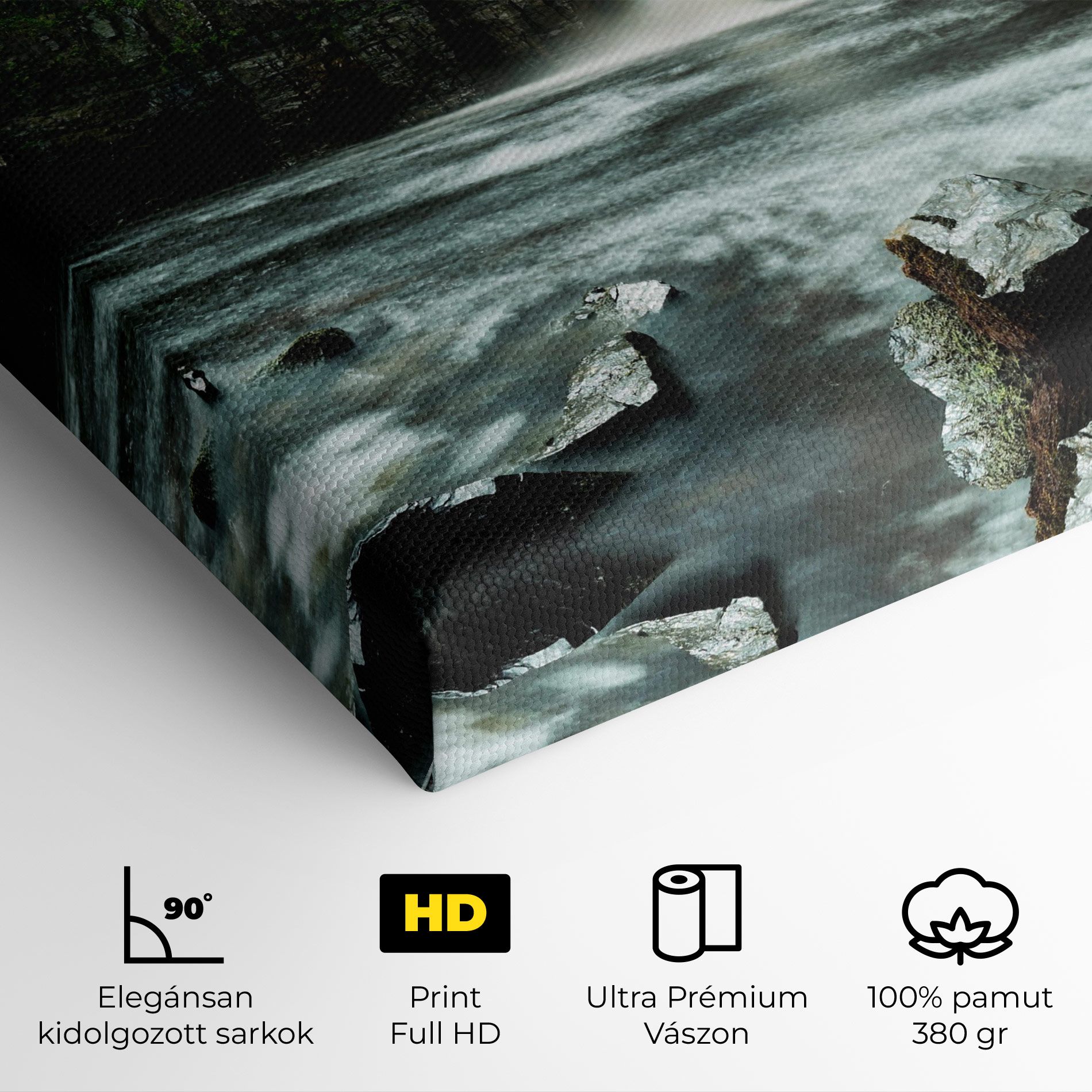 Beautiful Water Falling mockup 4