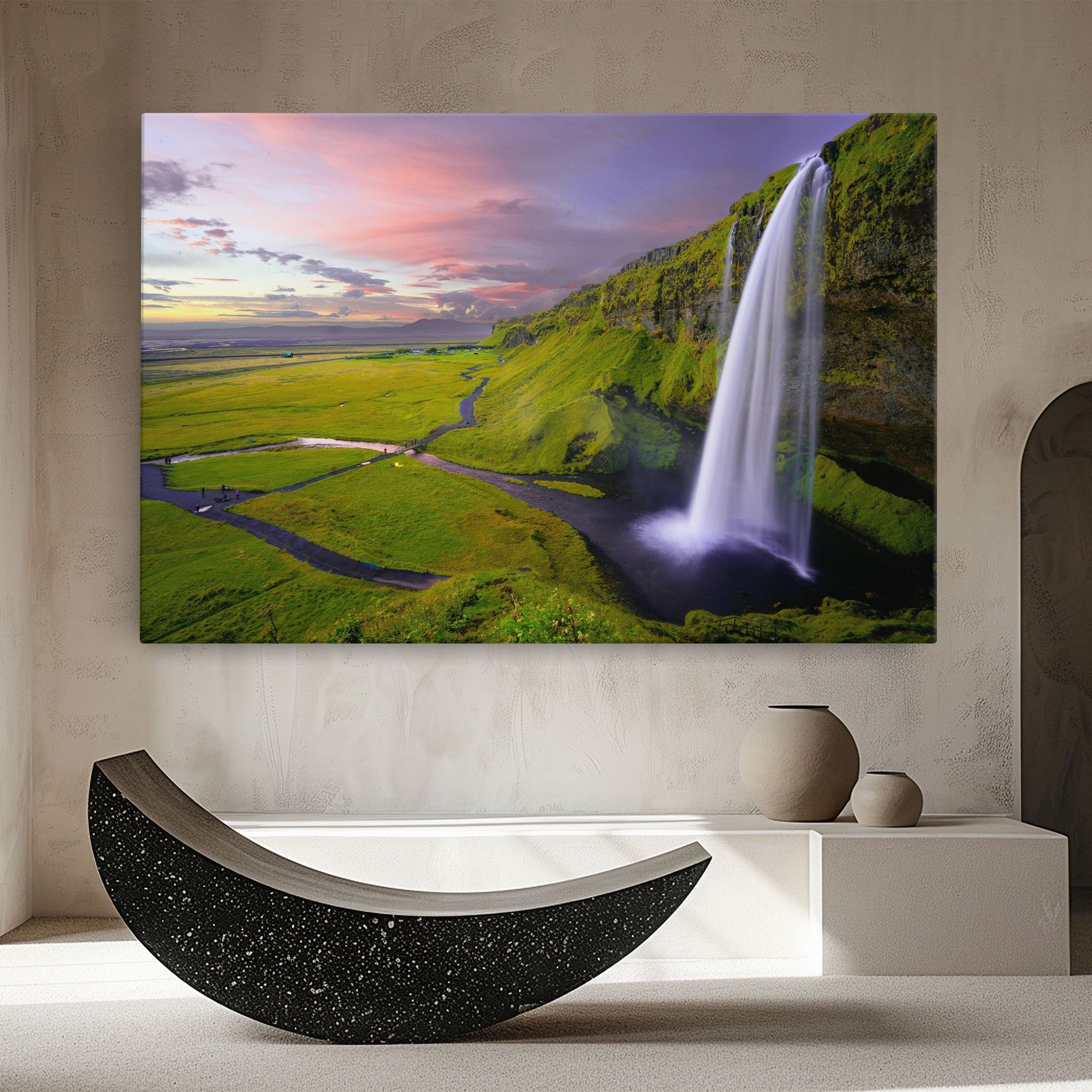 Pink Wky Waterfall mockup 8