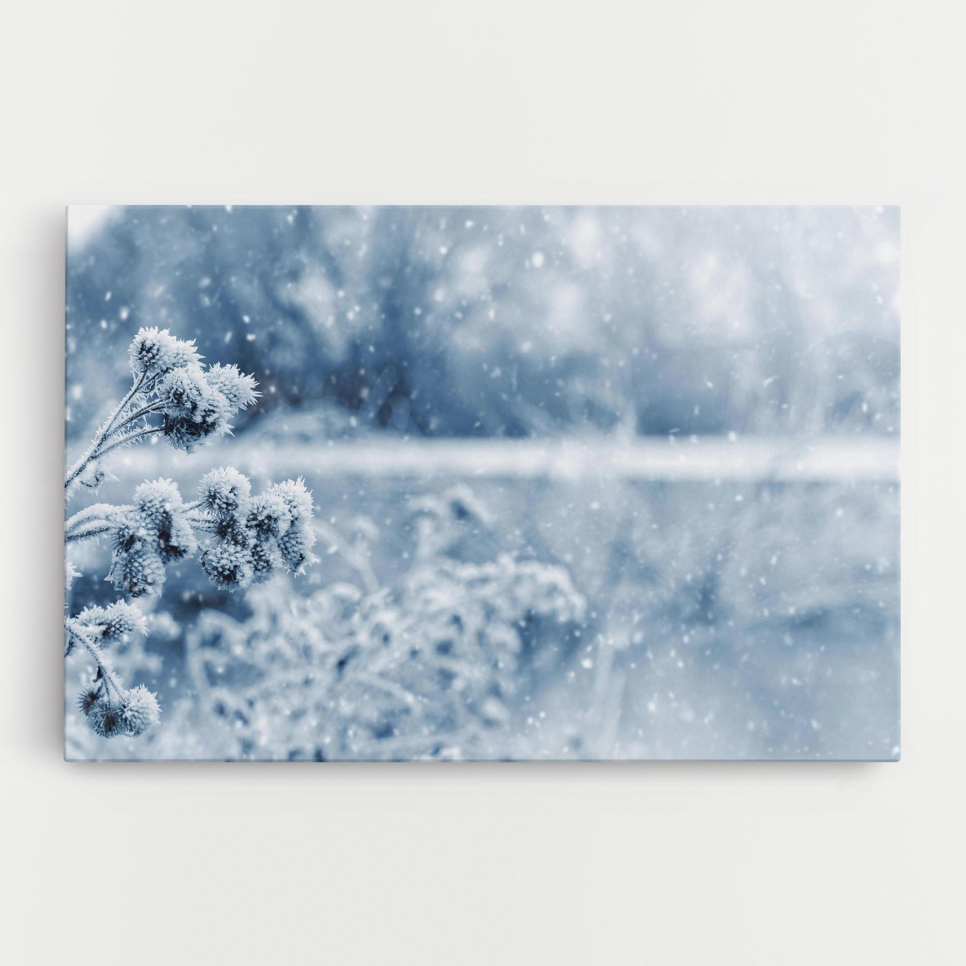 Vászonkép Pretty Winter Plants mockup 0