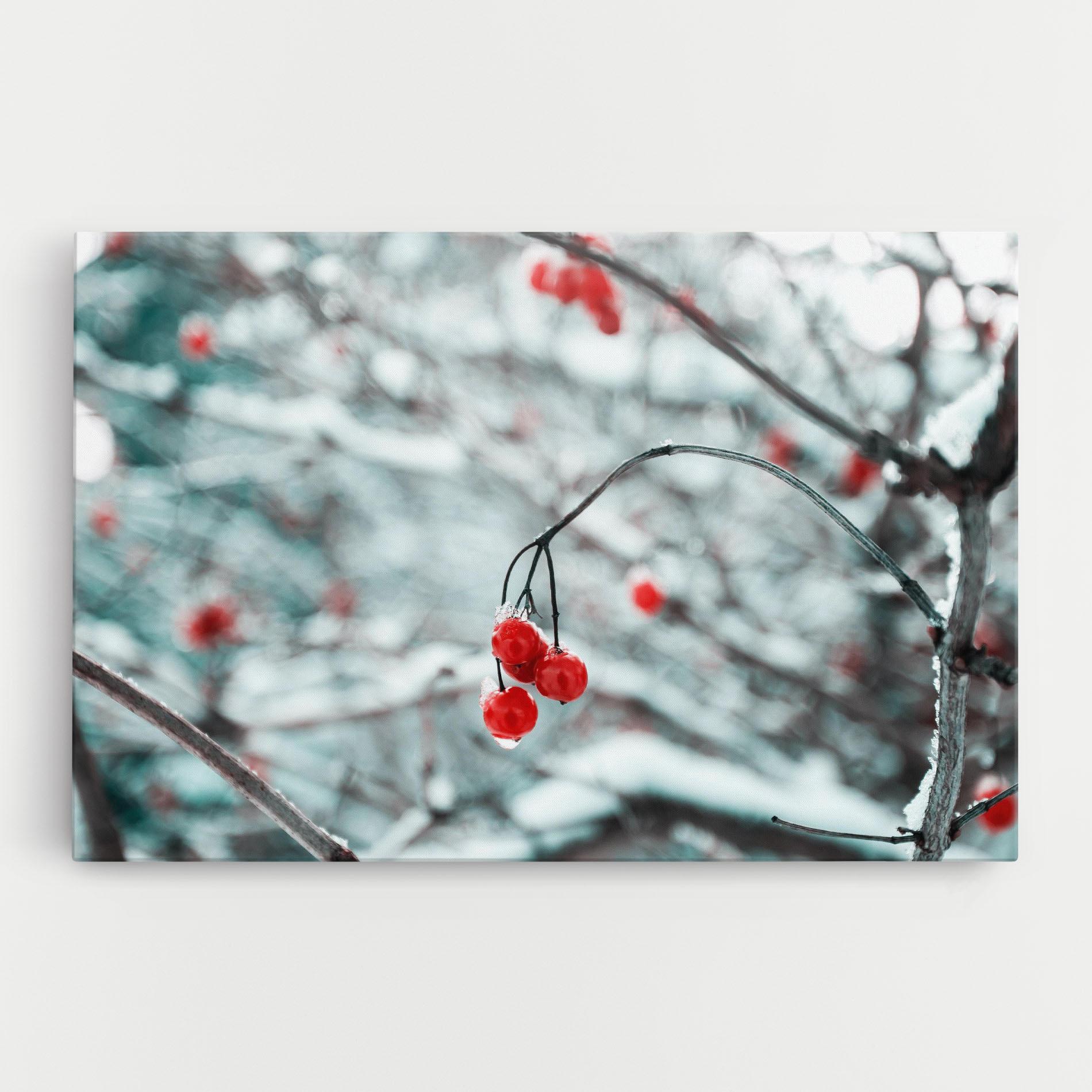 Vászonkép Snow Red Fruits mockup 0