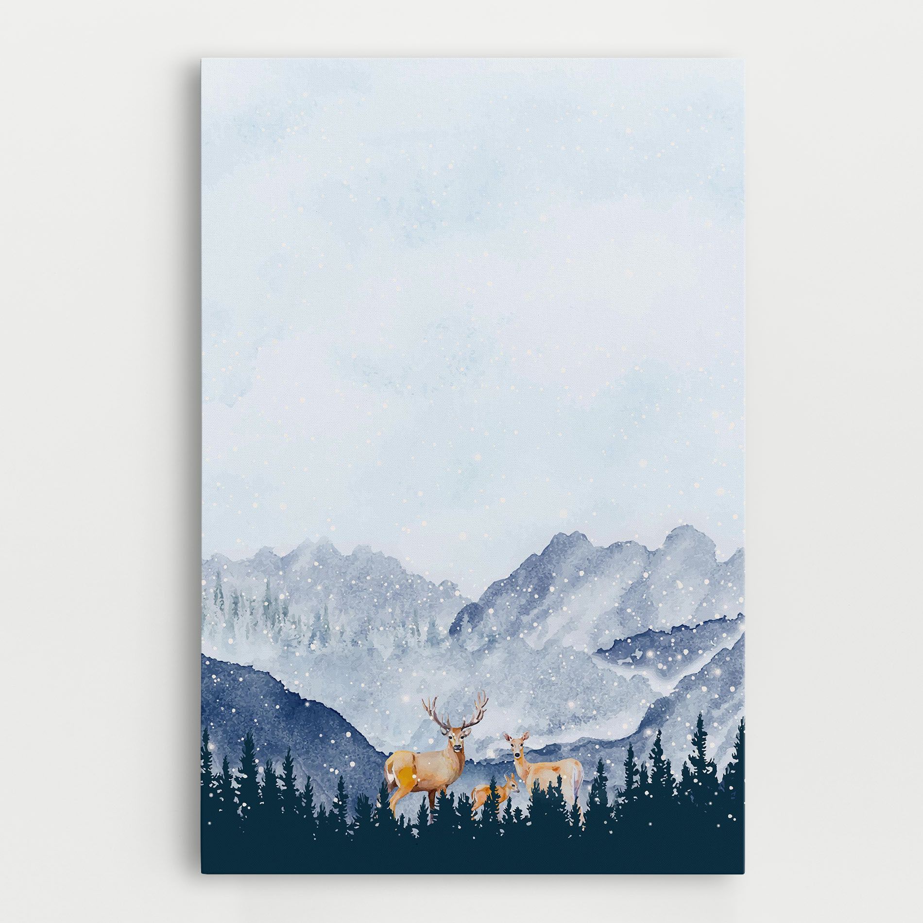 Winter Deers mockup 0