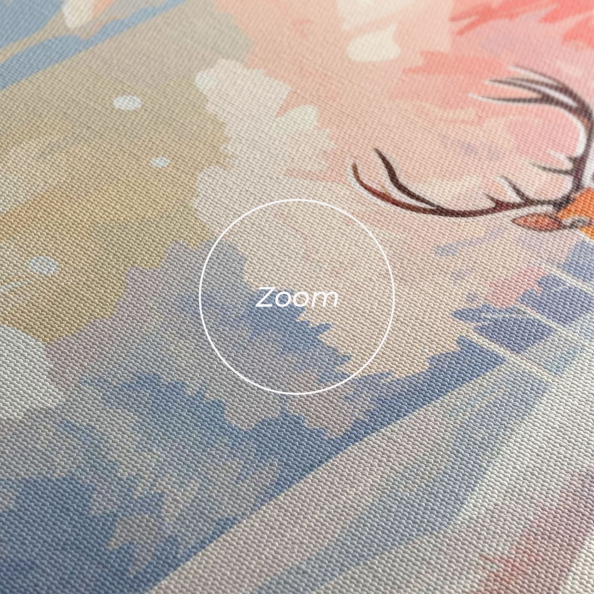 Winter Deer Art mockup 3