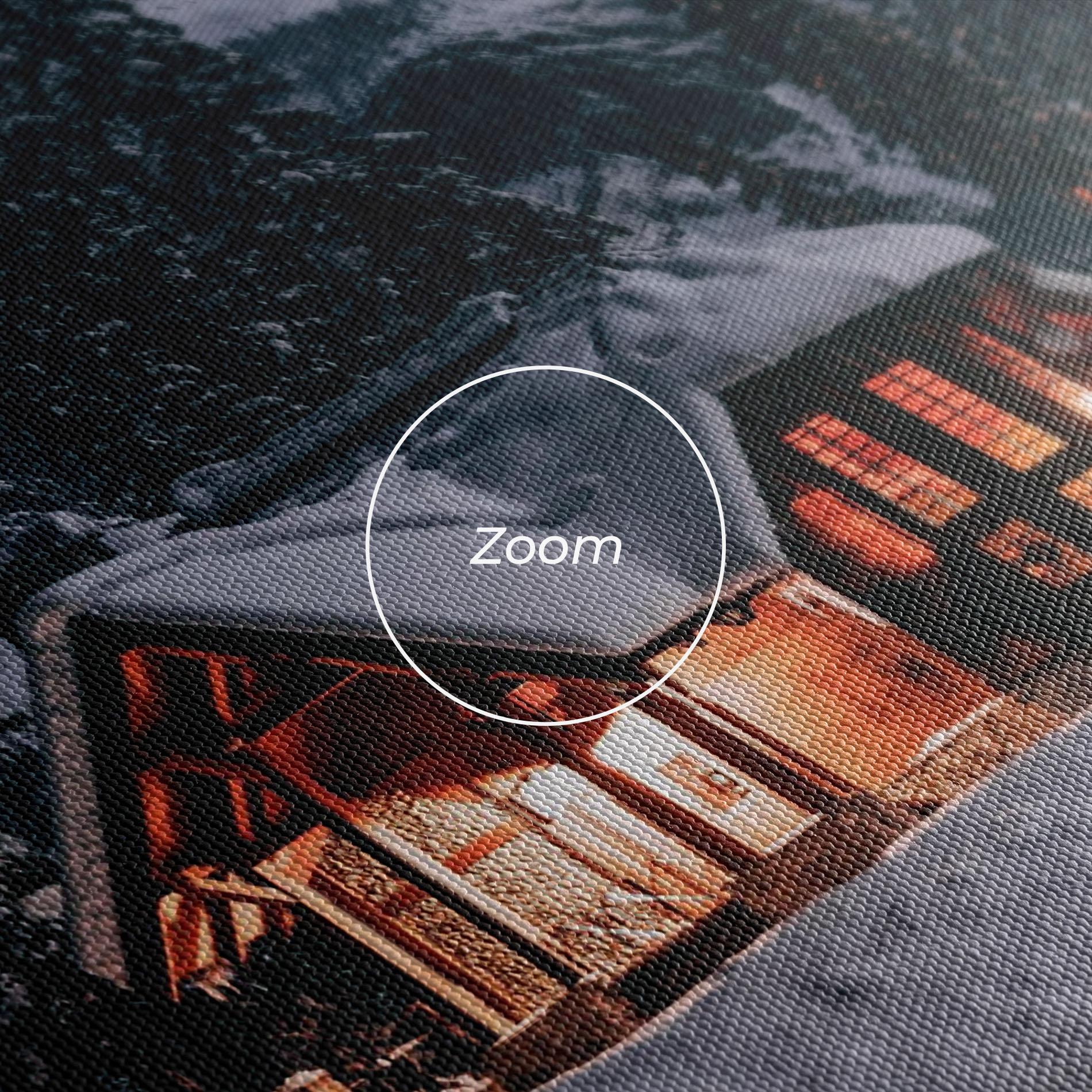 Vászonkép Winter House mockup 3