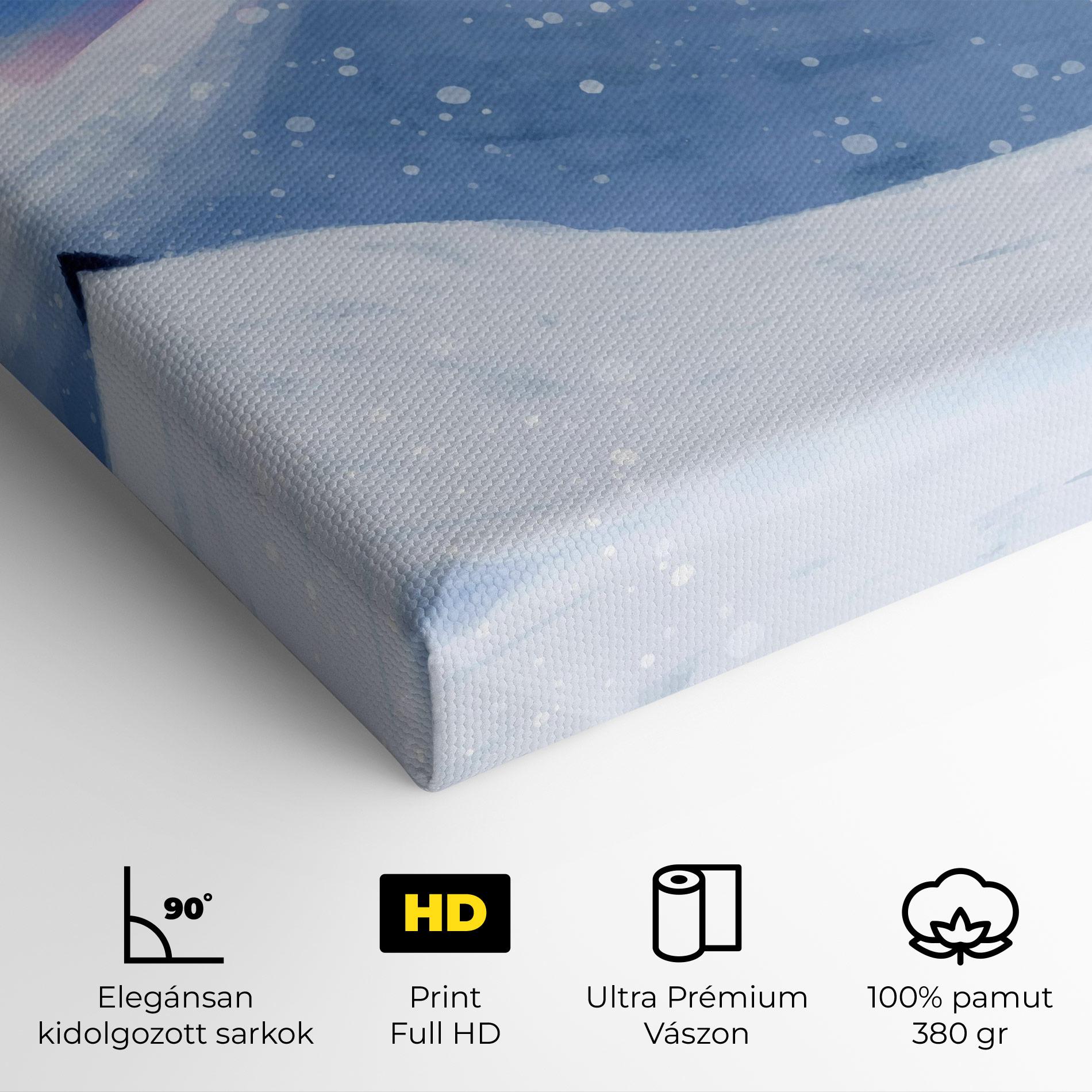 Vászonkép Mountain Snow Art mockup 4