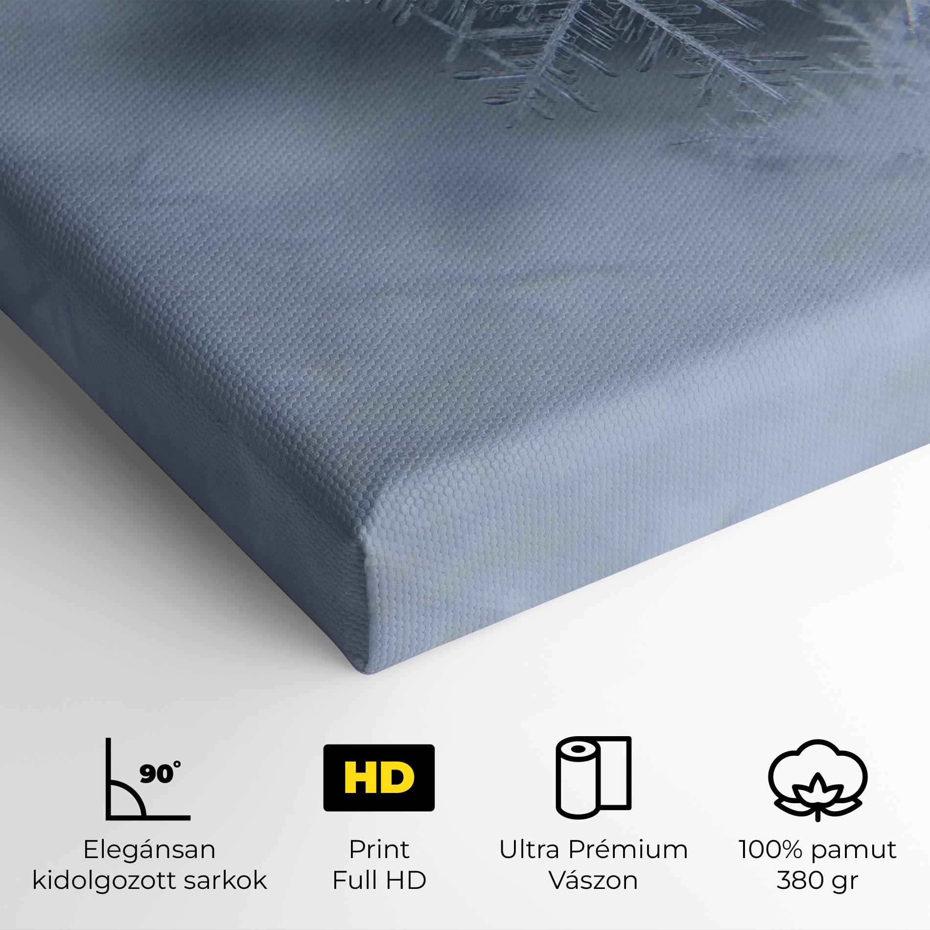 Vászonkép Pretty Snowflake mockup 4