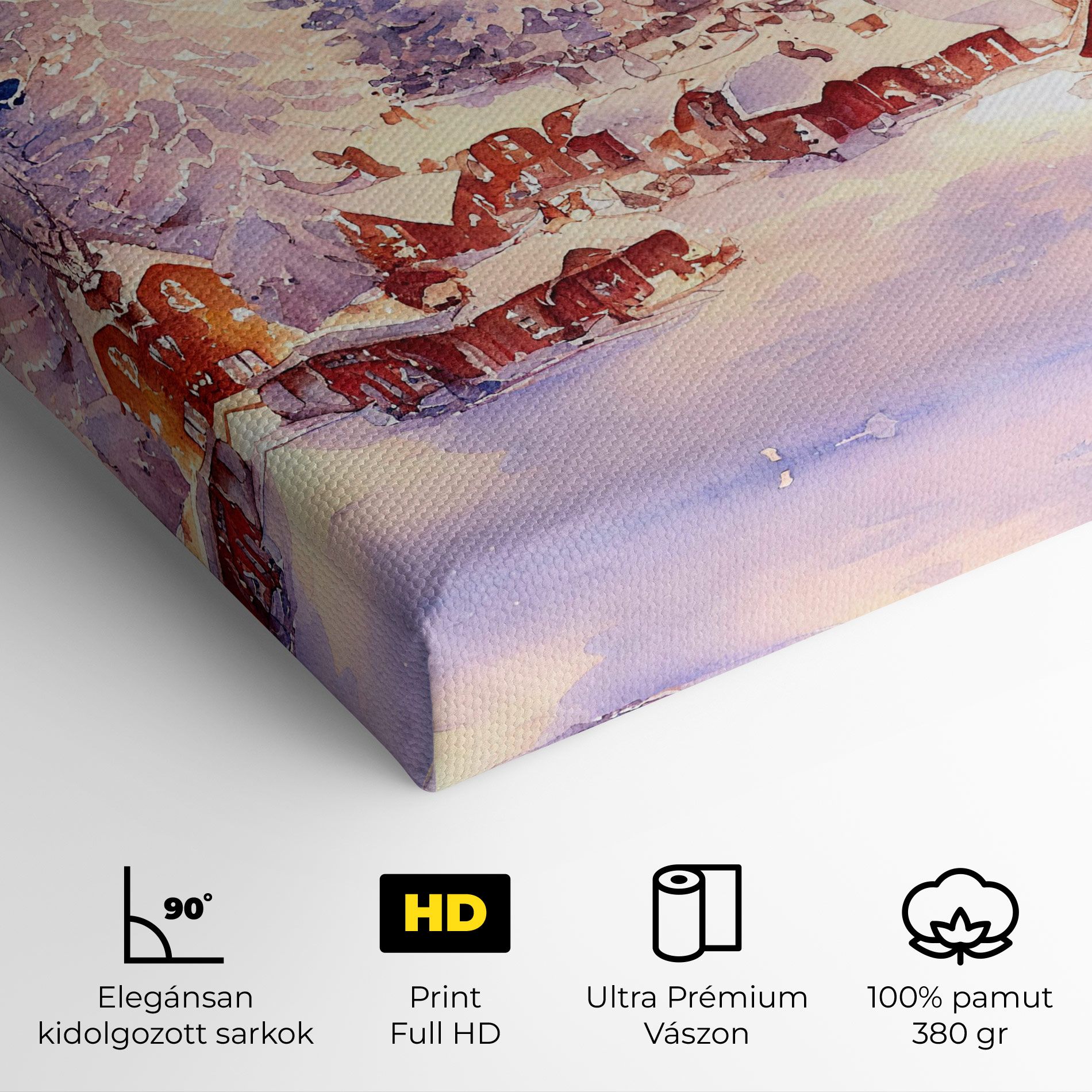 Snow Falling Painting mockup 4