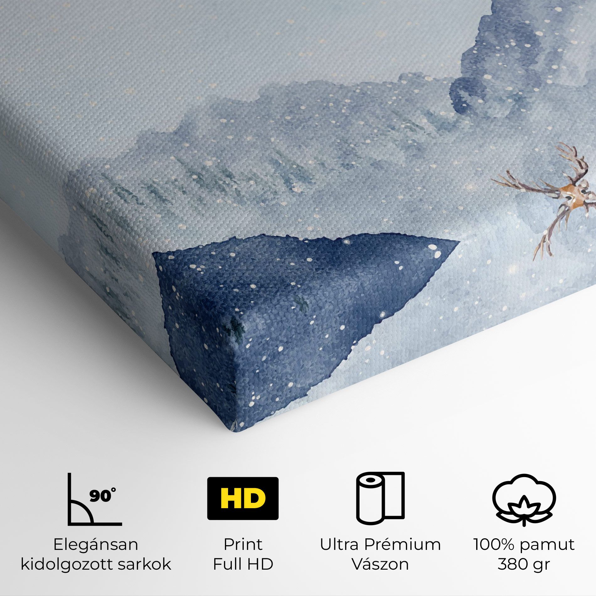 Winter Deers mockup 4