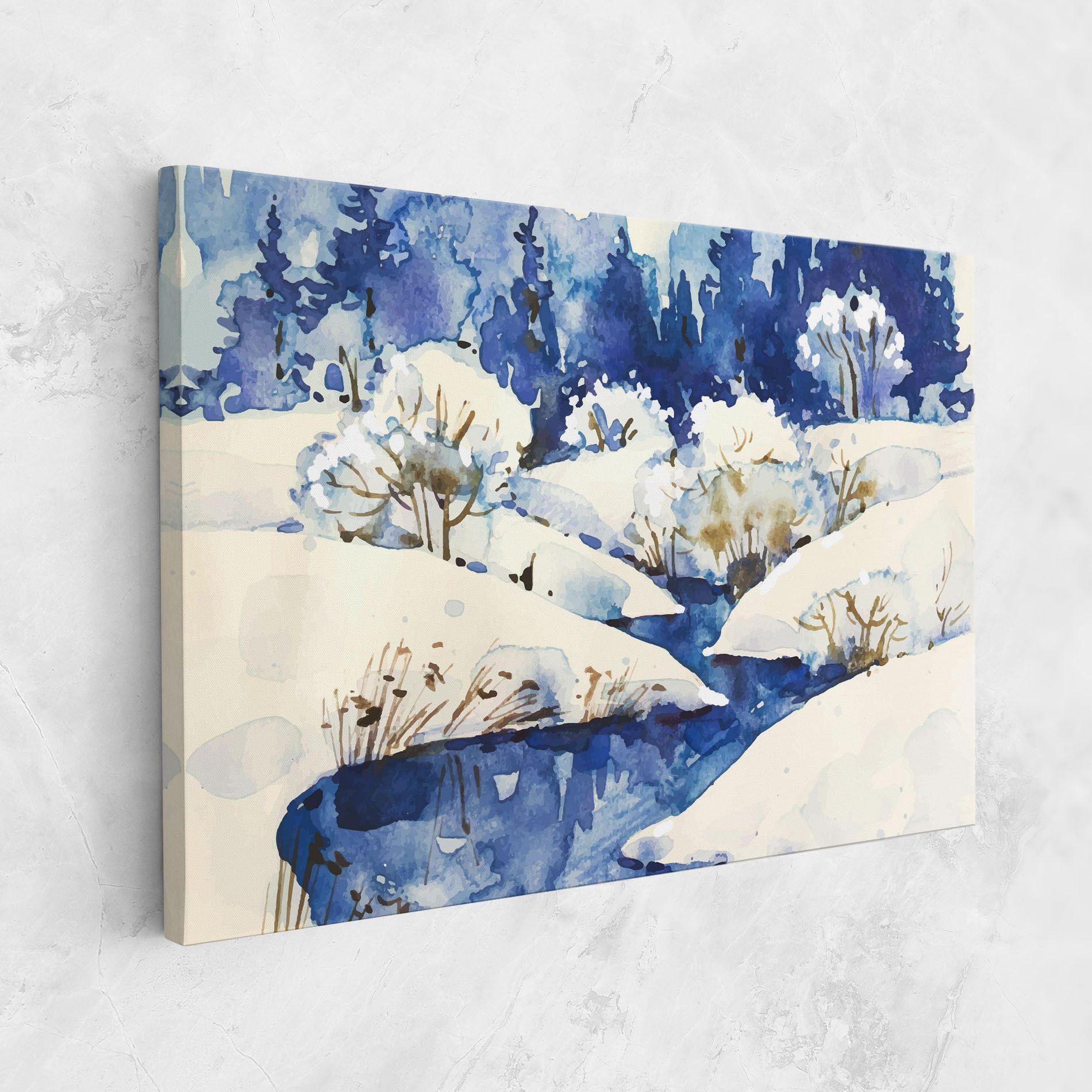 Blue Trees Winter mockup 1