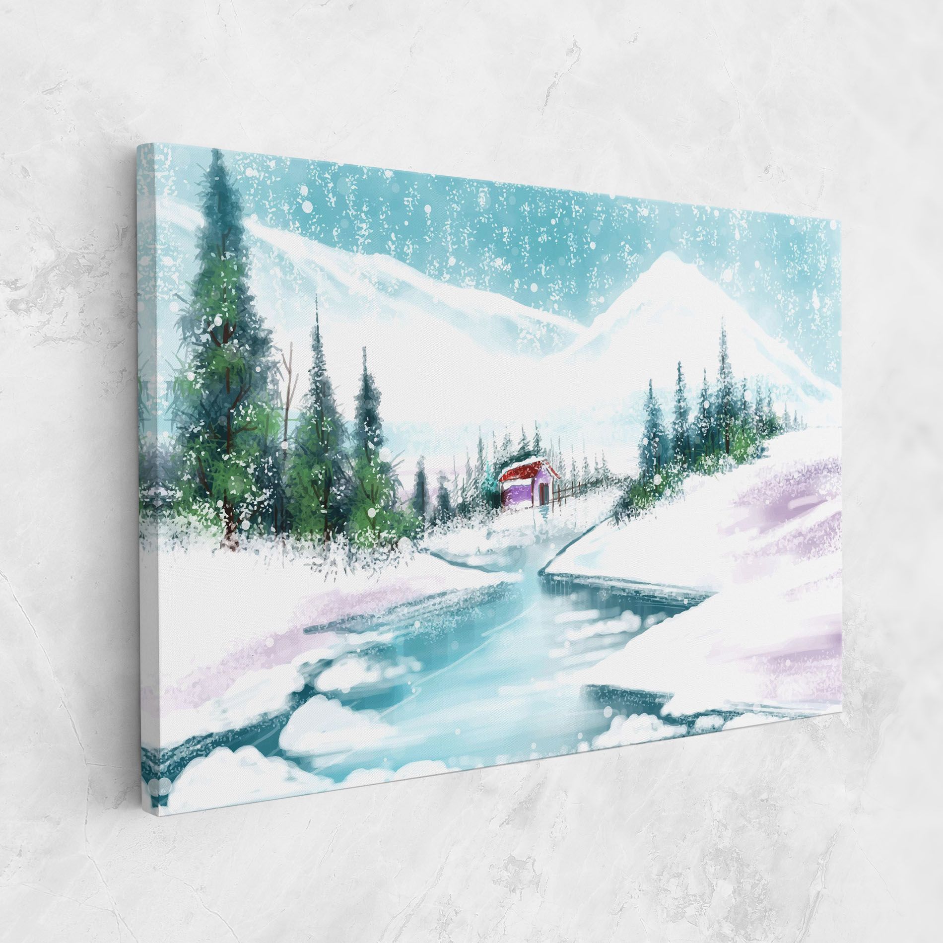 Purple House Winter mockup 1