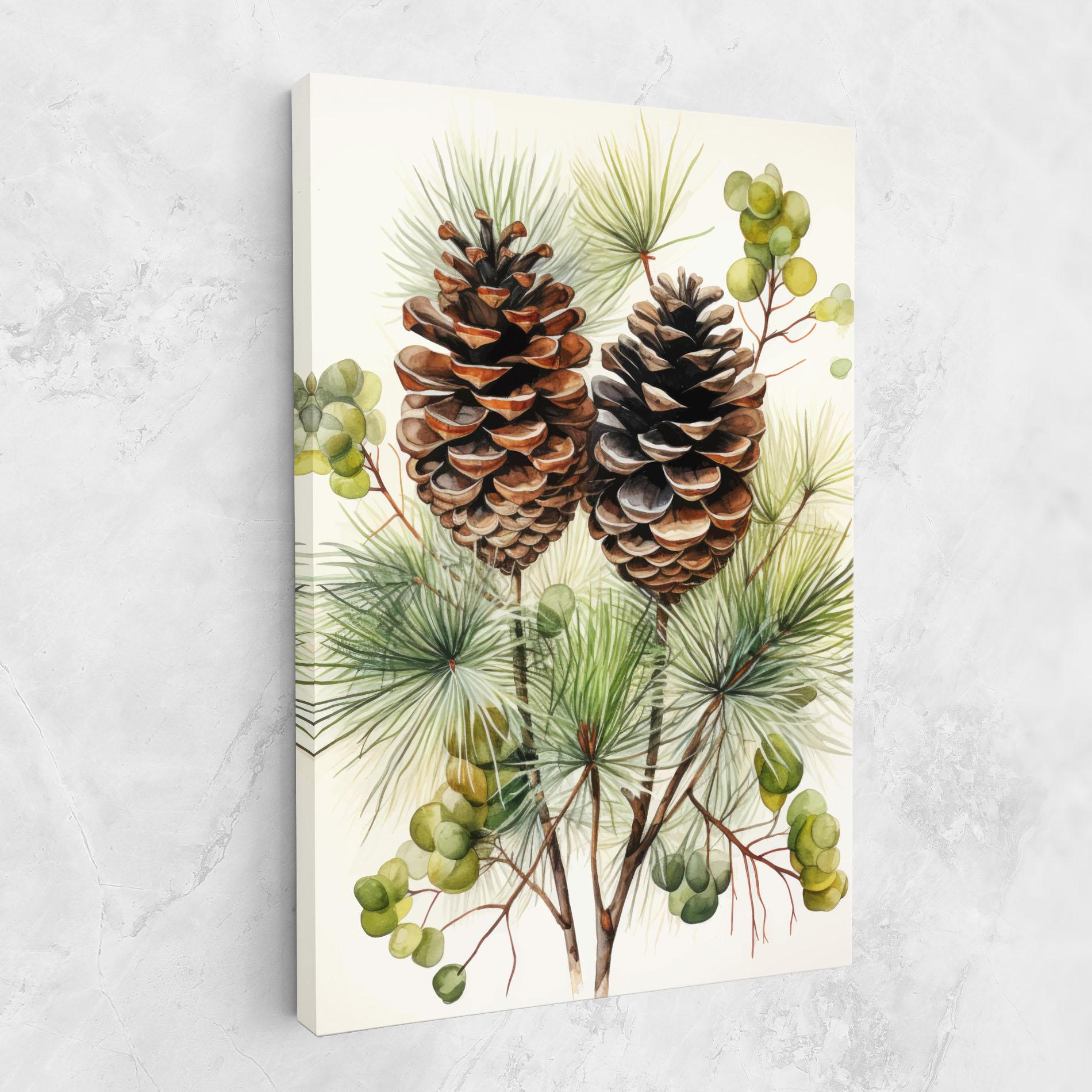 Vászonkép Brown Cones mockup 1