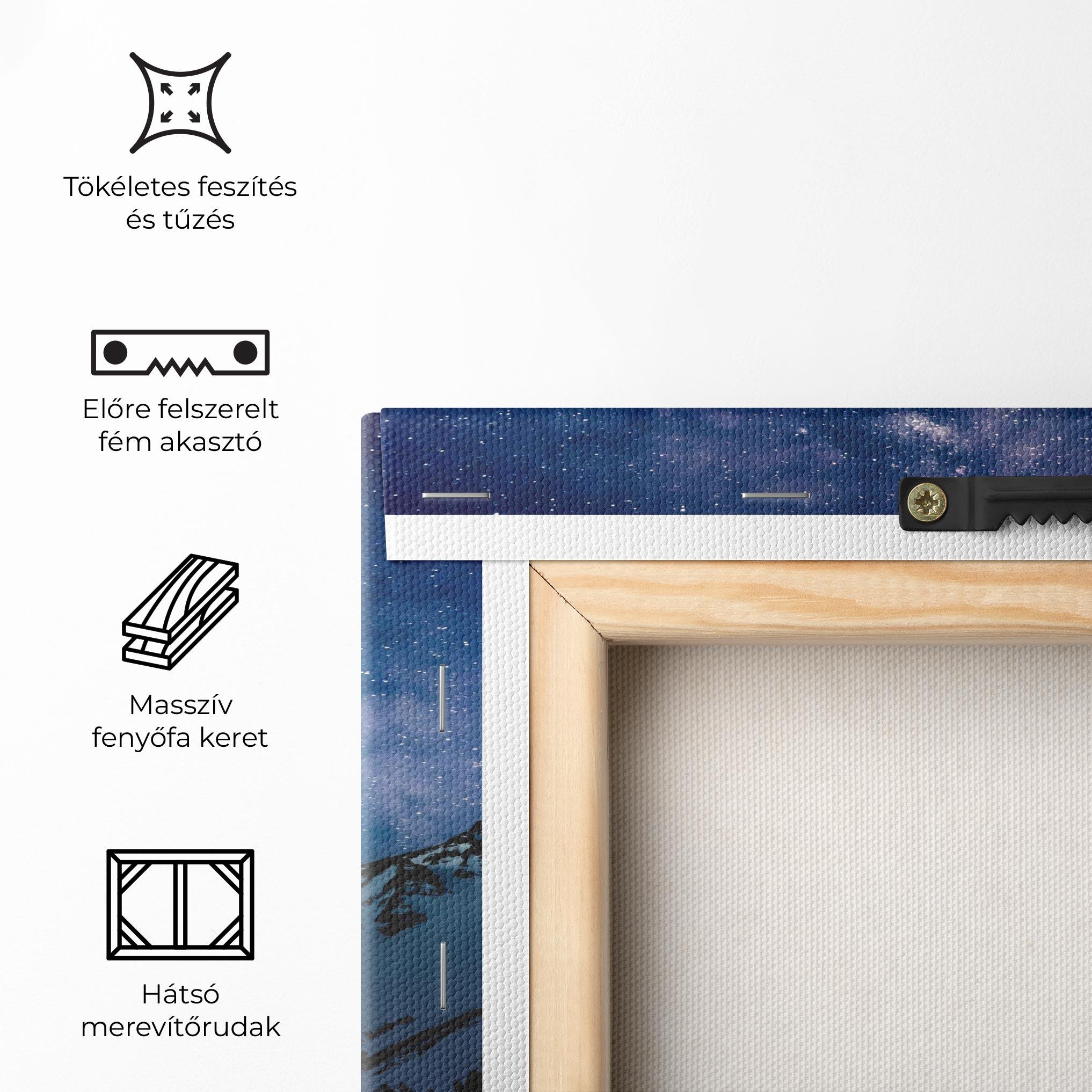 Vászonkép Pretty Sky Winter mockup 5