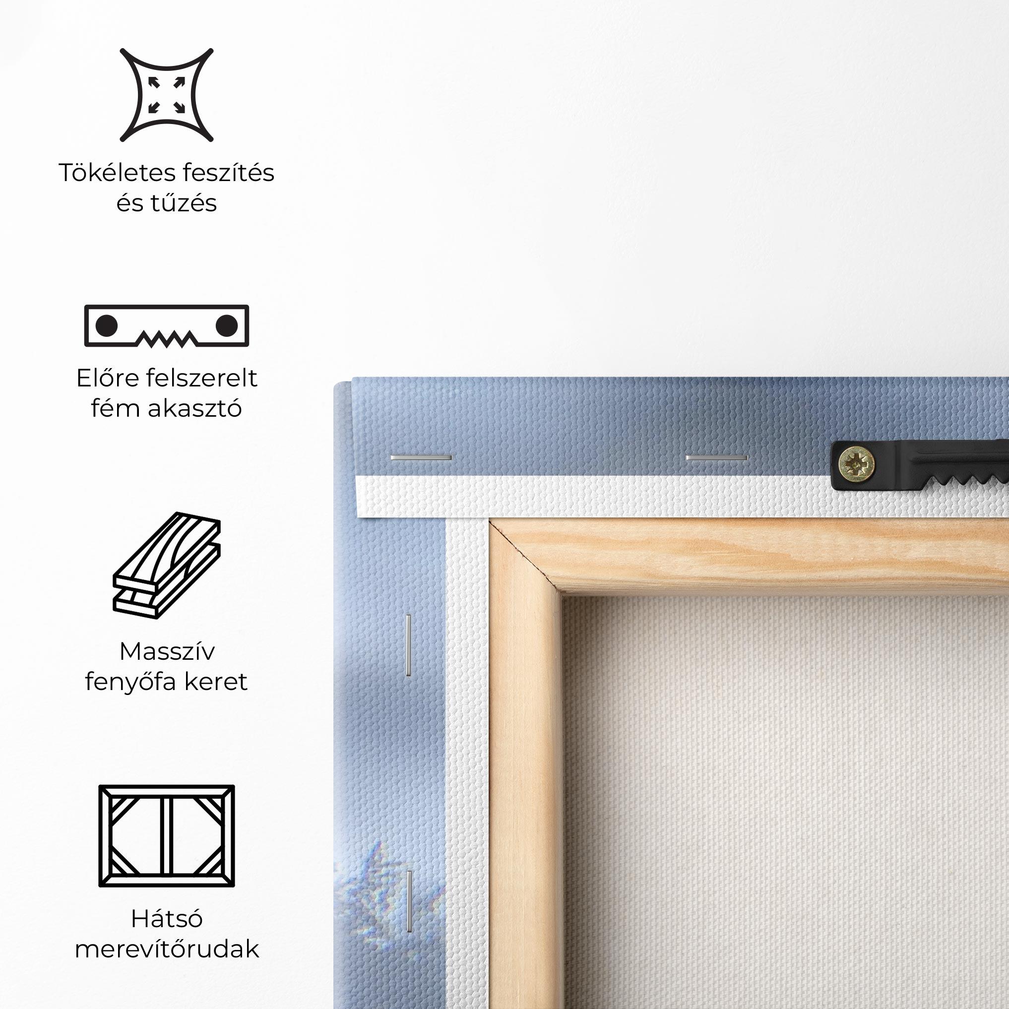 Vászonkép Pretty Snowflake mockup 5