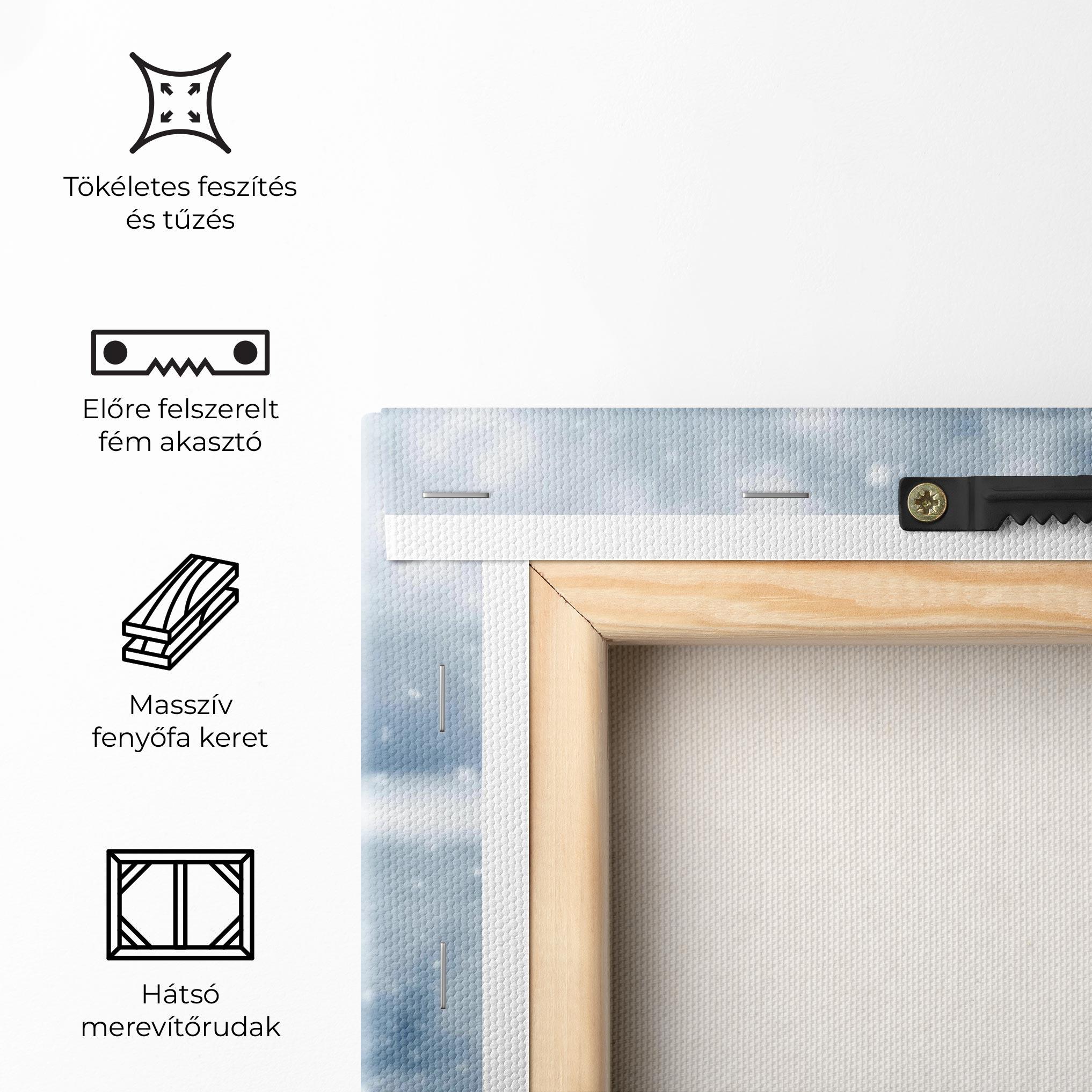 Vászonkép Pretty Winter Plants mockup 5