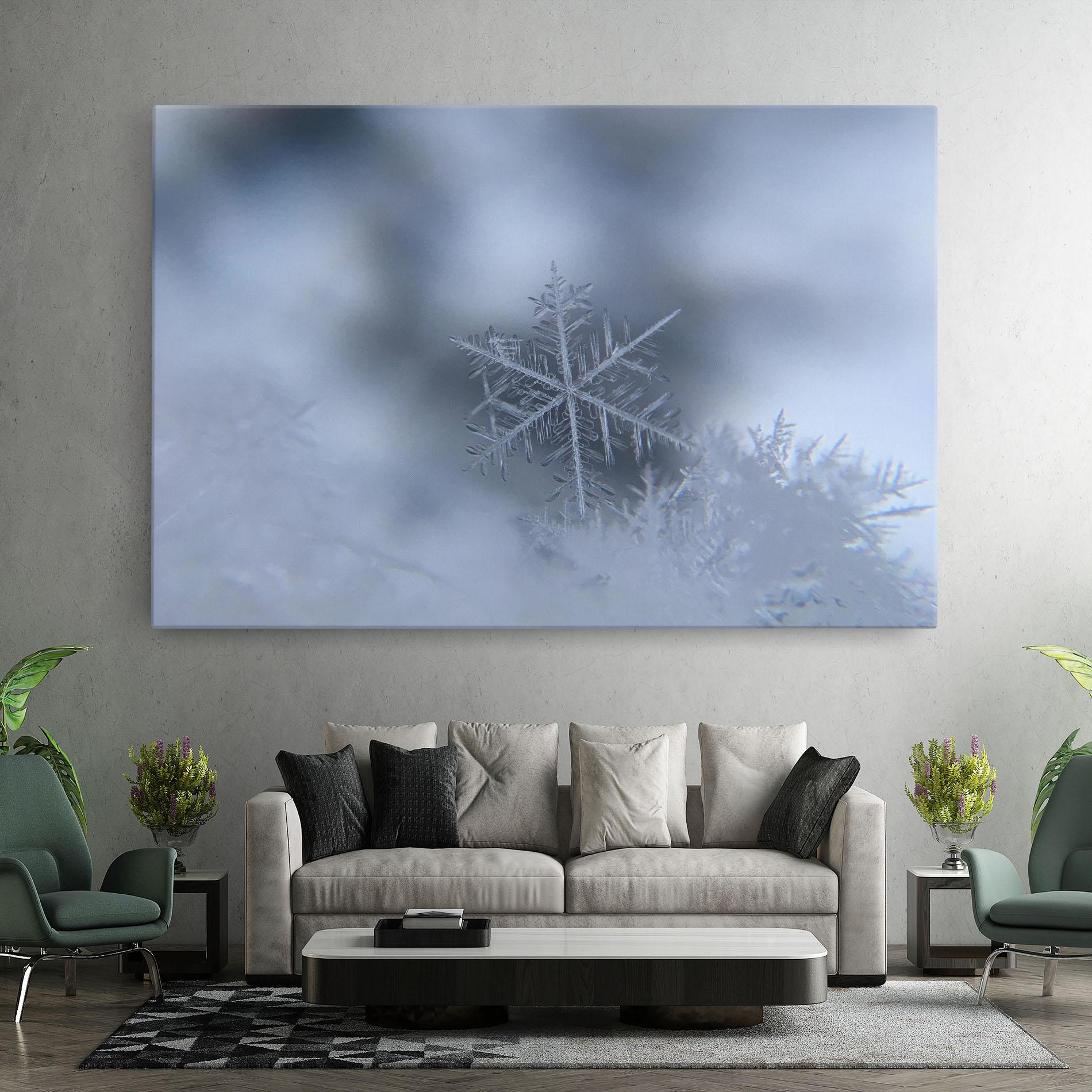 Vászonkép Pretty Snowflake mockup 7