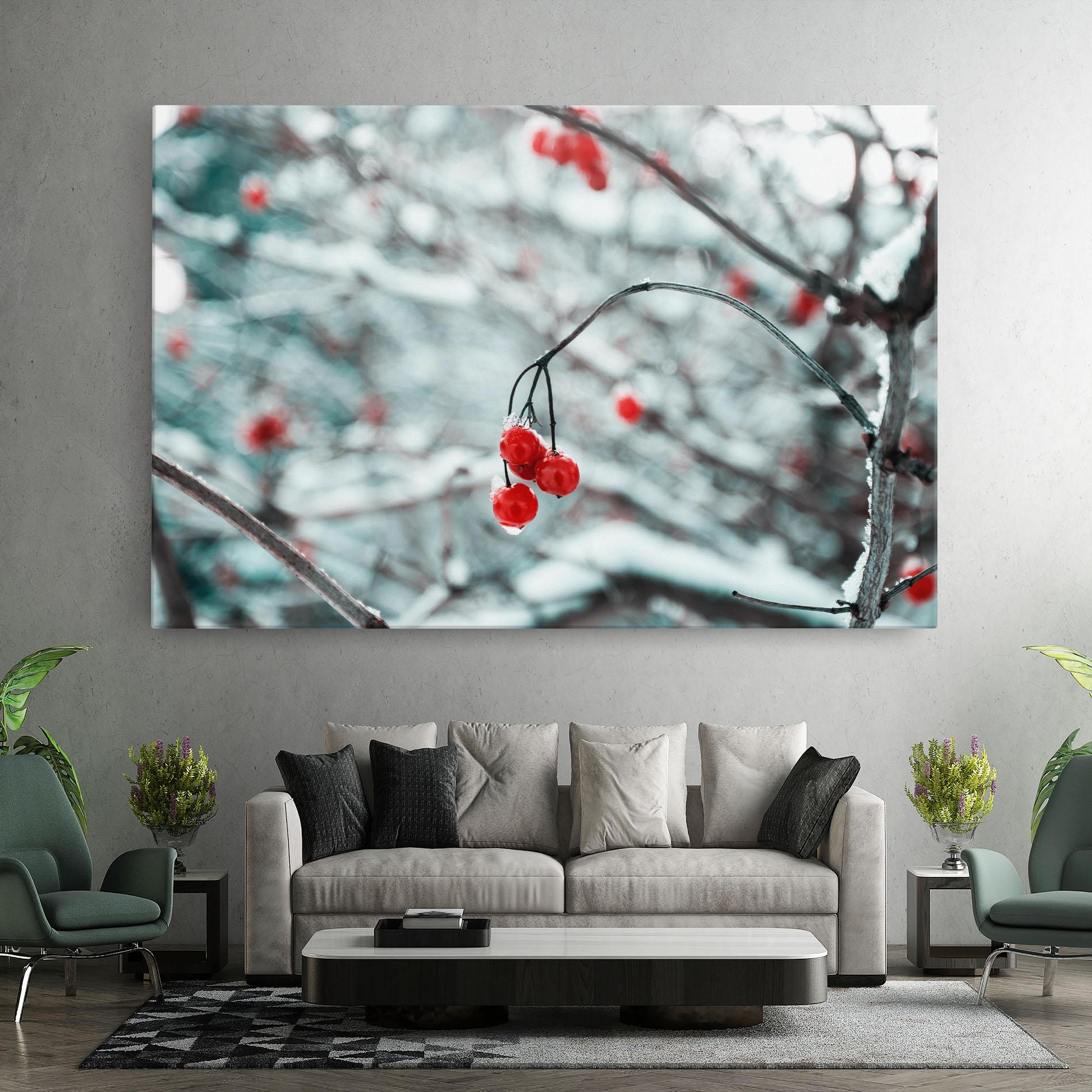 Vászonkép Snow Red Fruits mockup 7