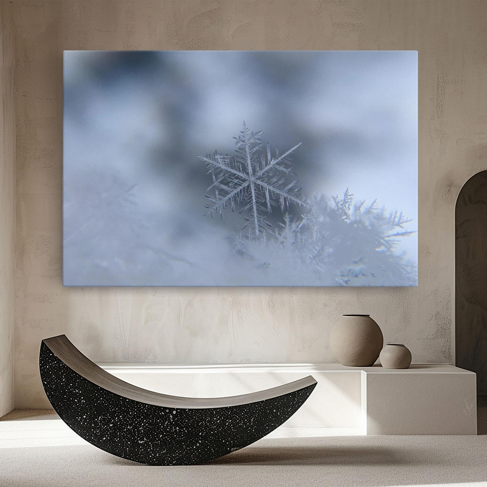 Vászonkép Pretty Snowflake mockup 8