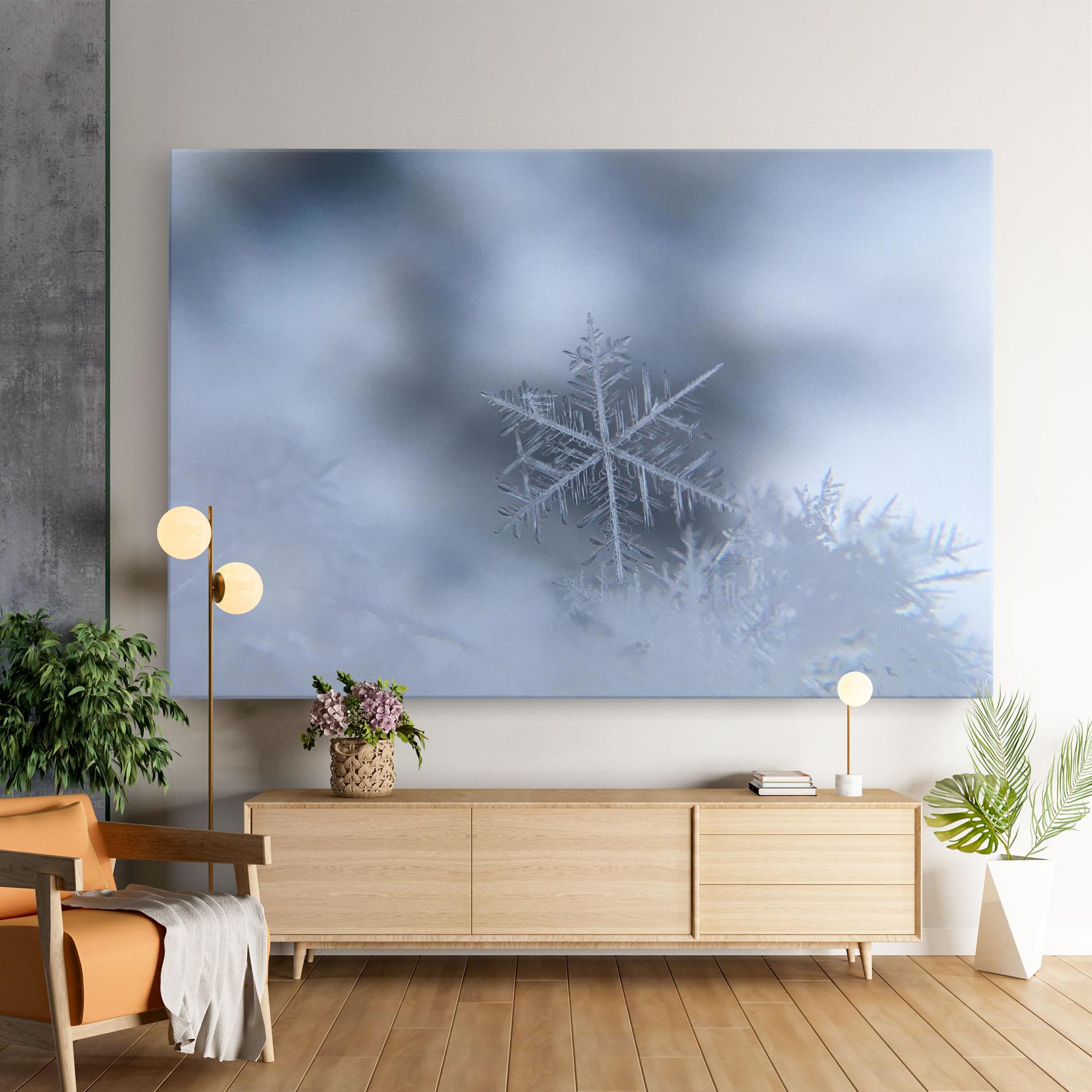 Vászonkép Pretty Snowflake mockup 9