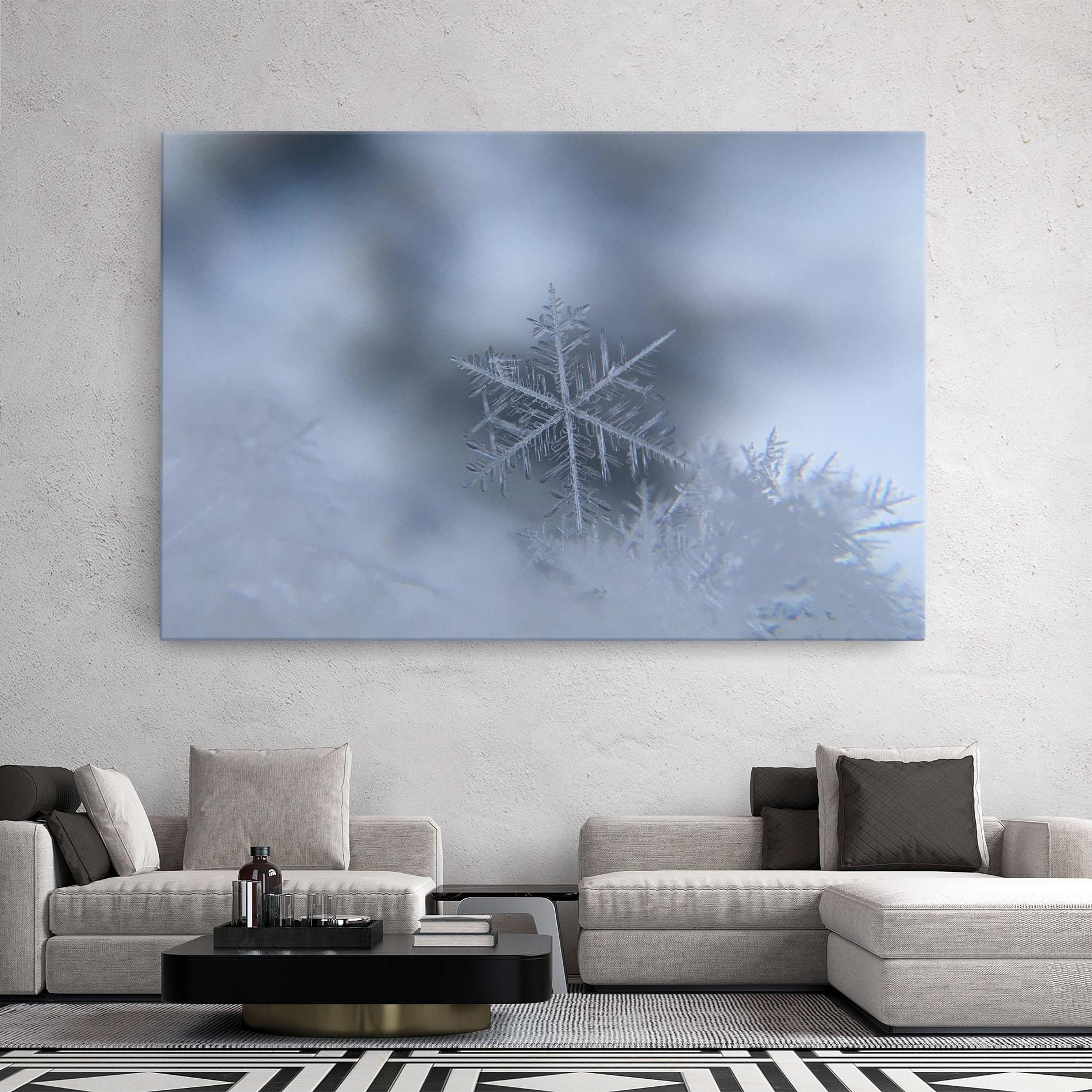Vászonkép Pretty Snowflake mockup 2