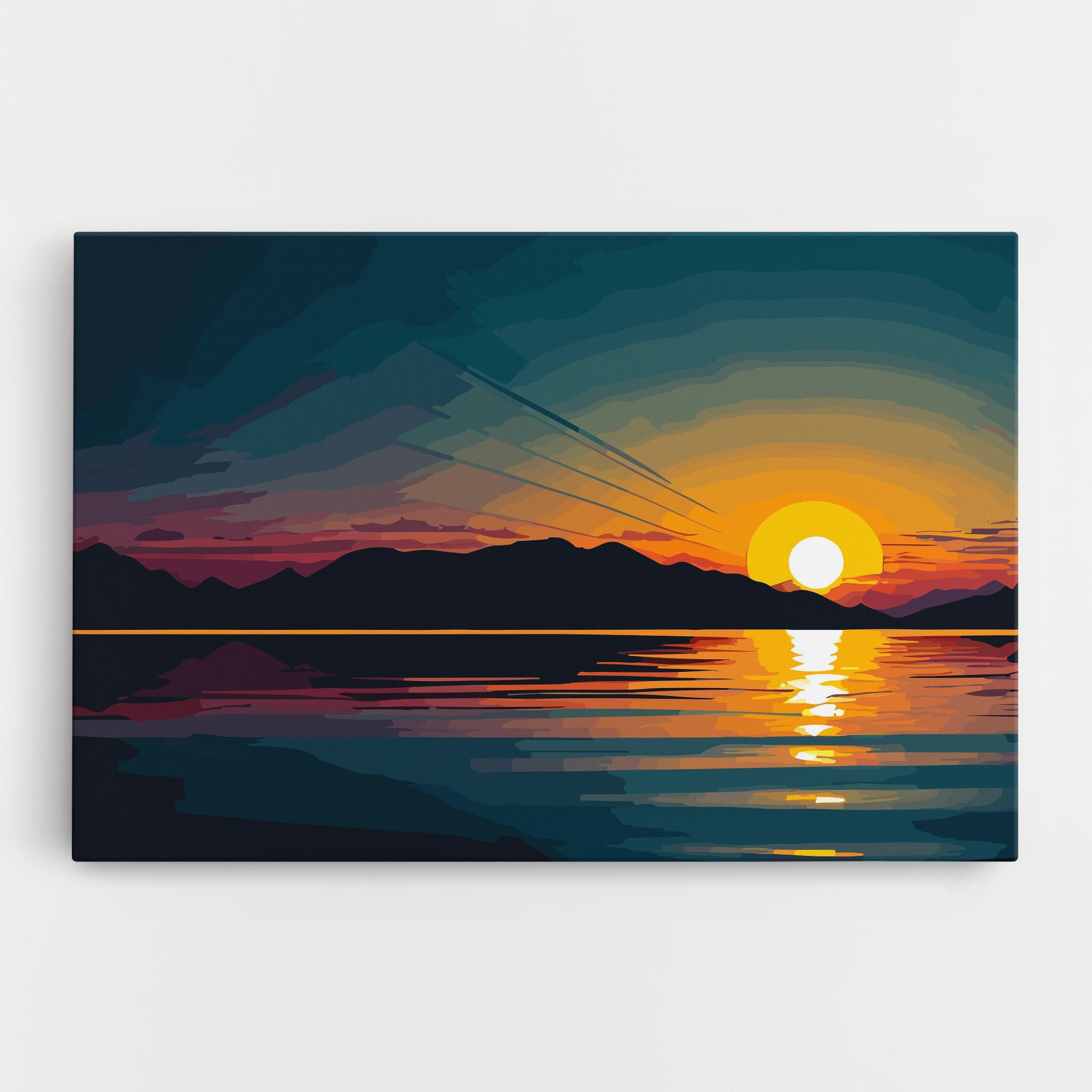 Sunset Art Lake mockup 0