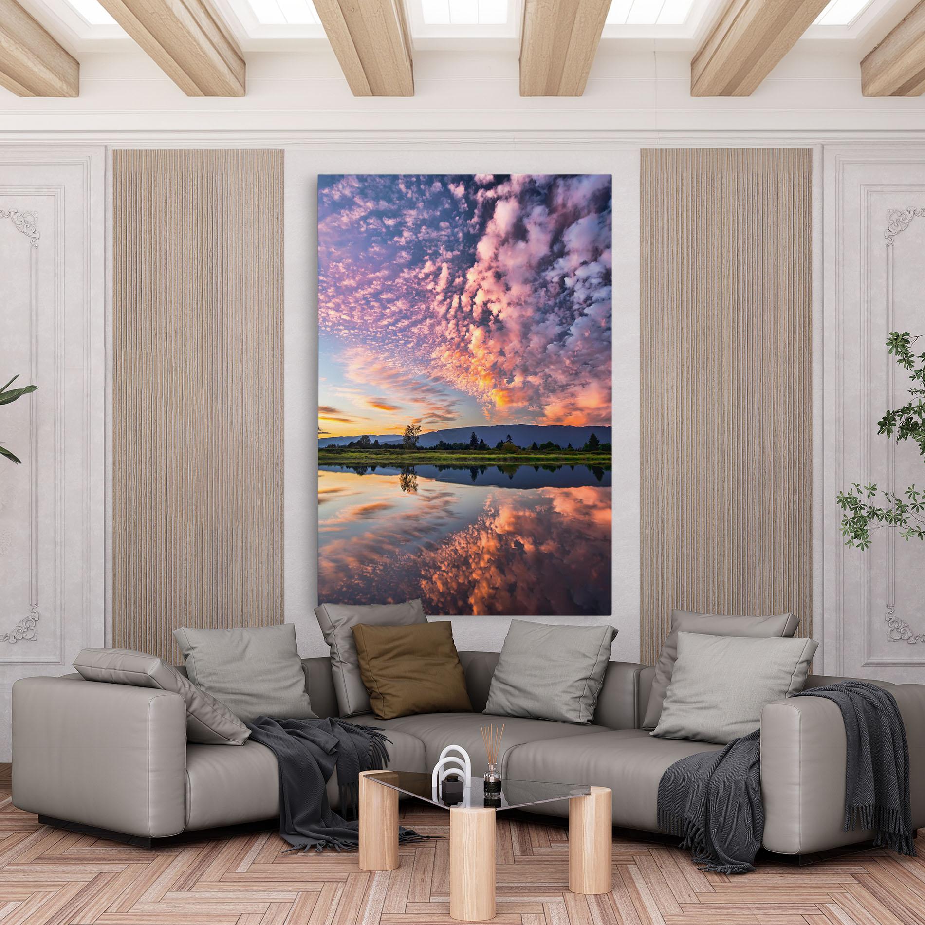 Vászonkép Beautiful Sky mockup 6