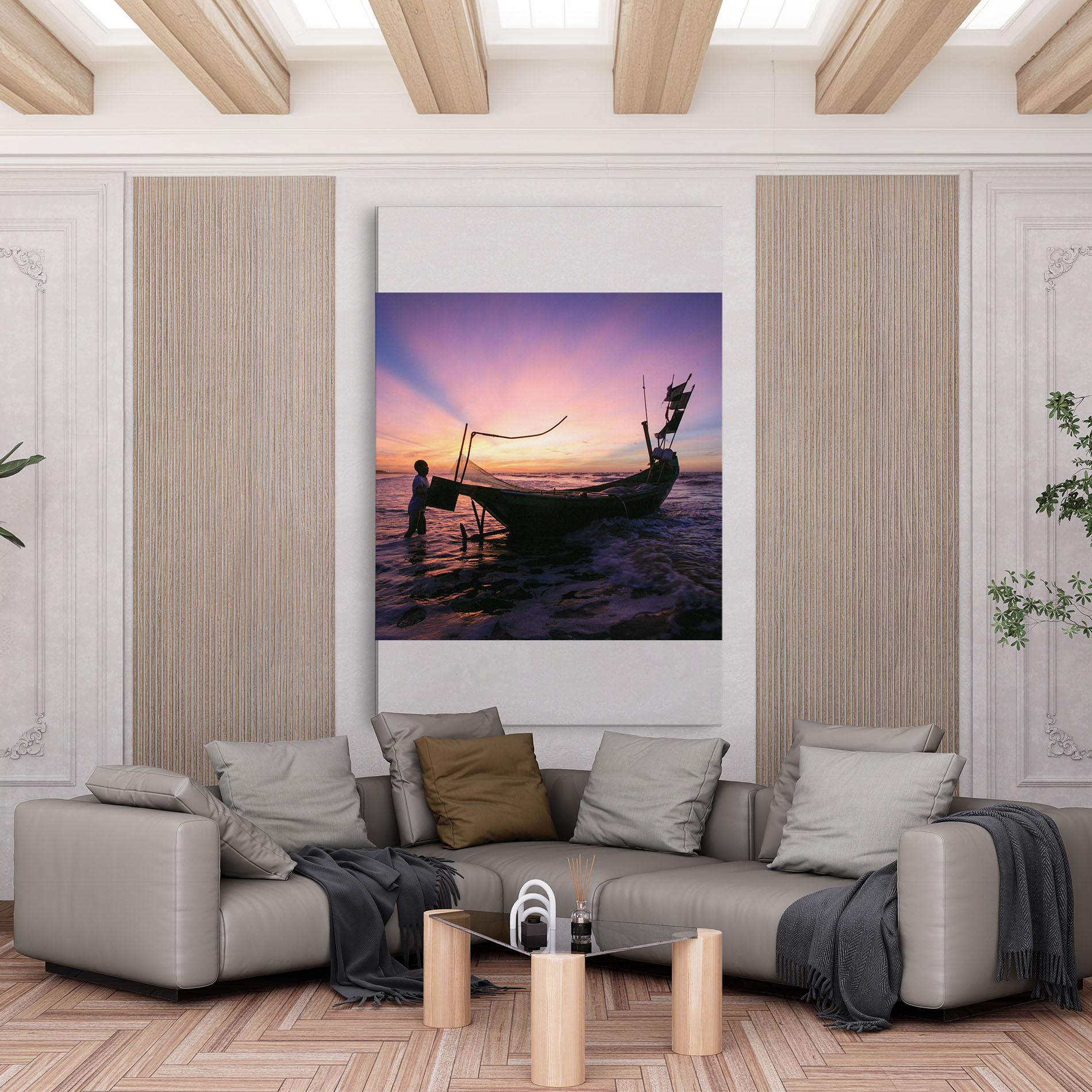 Vászonkép Sailor At Dawn mockup 6