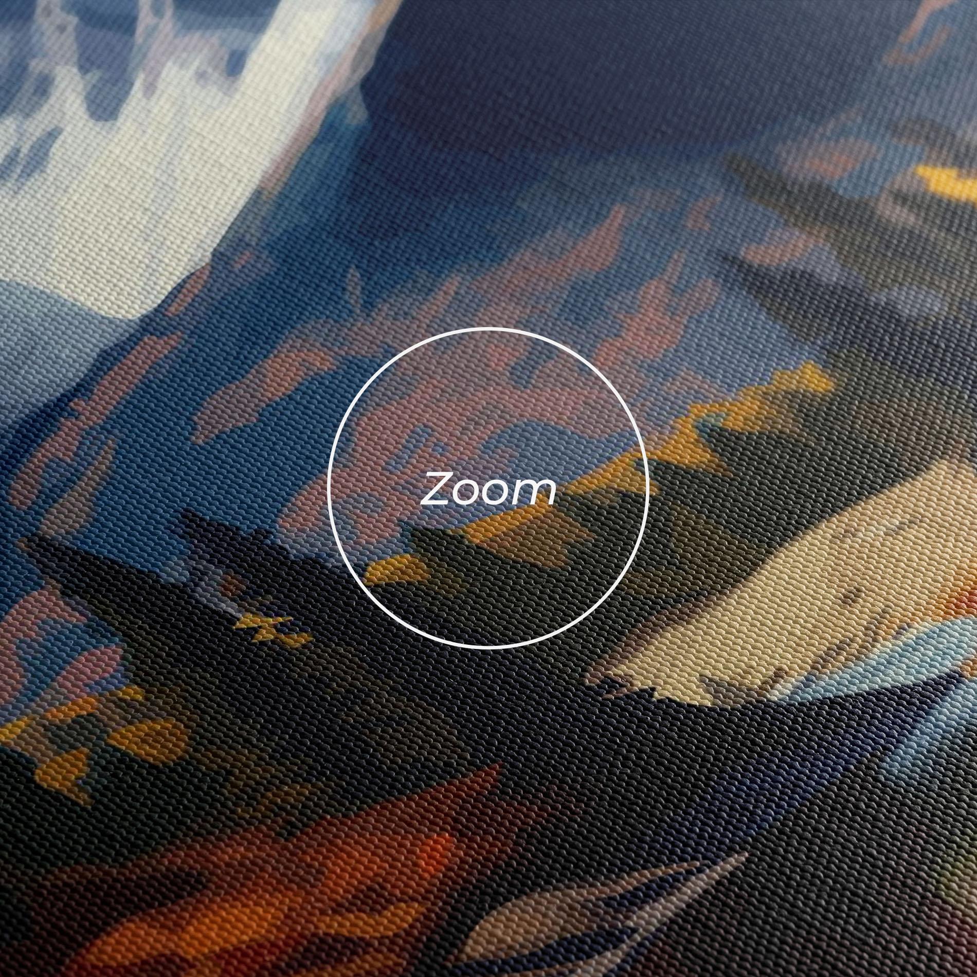 Vászonkép Lake Autumn View mockup 3