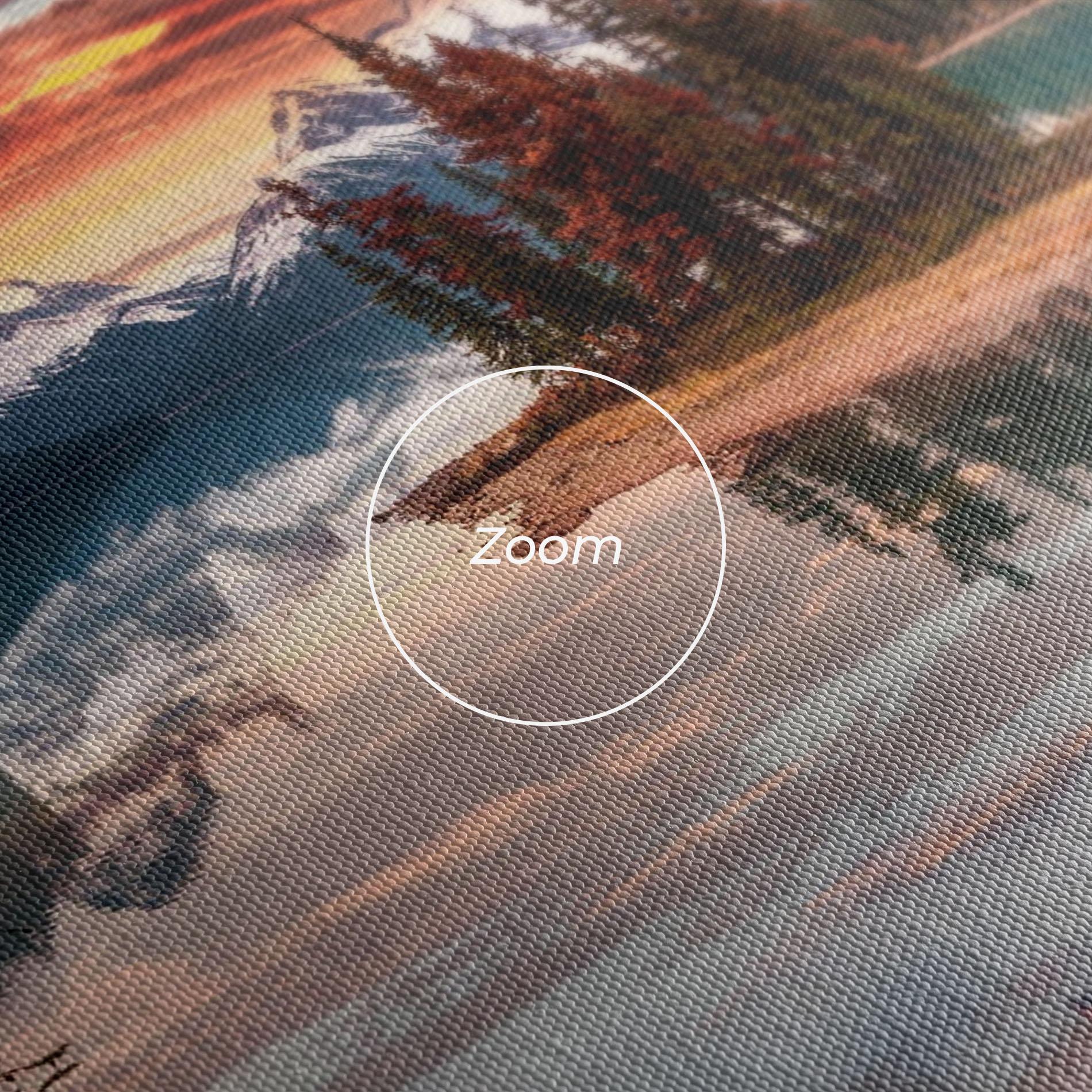 Vászonkép Sunset Lake View mockup 3