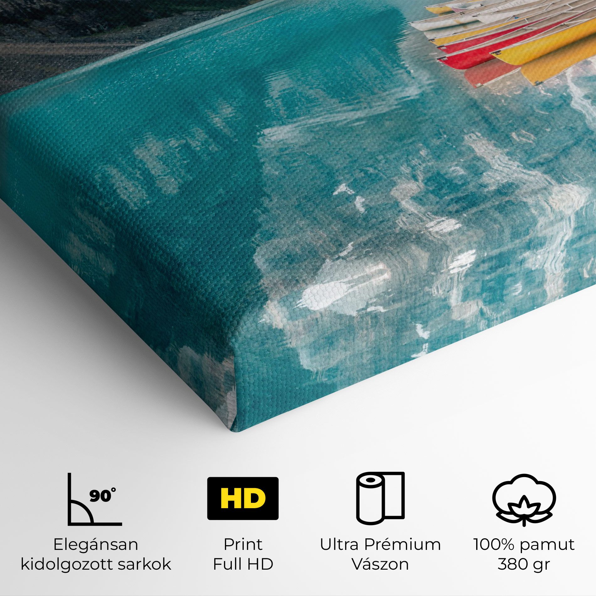 Beautiful Moraine Lake mockup 4