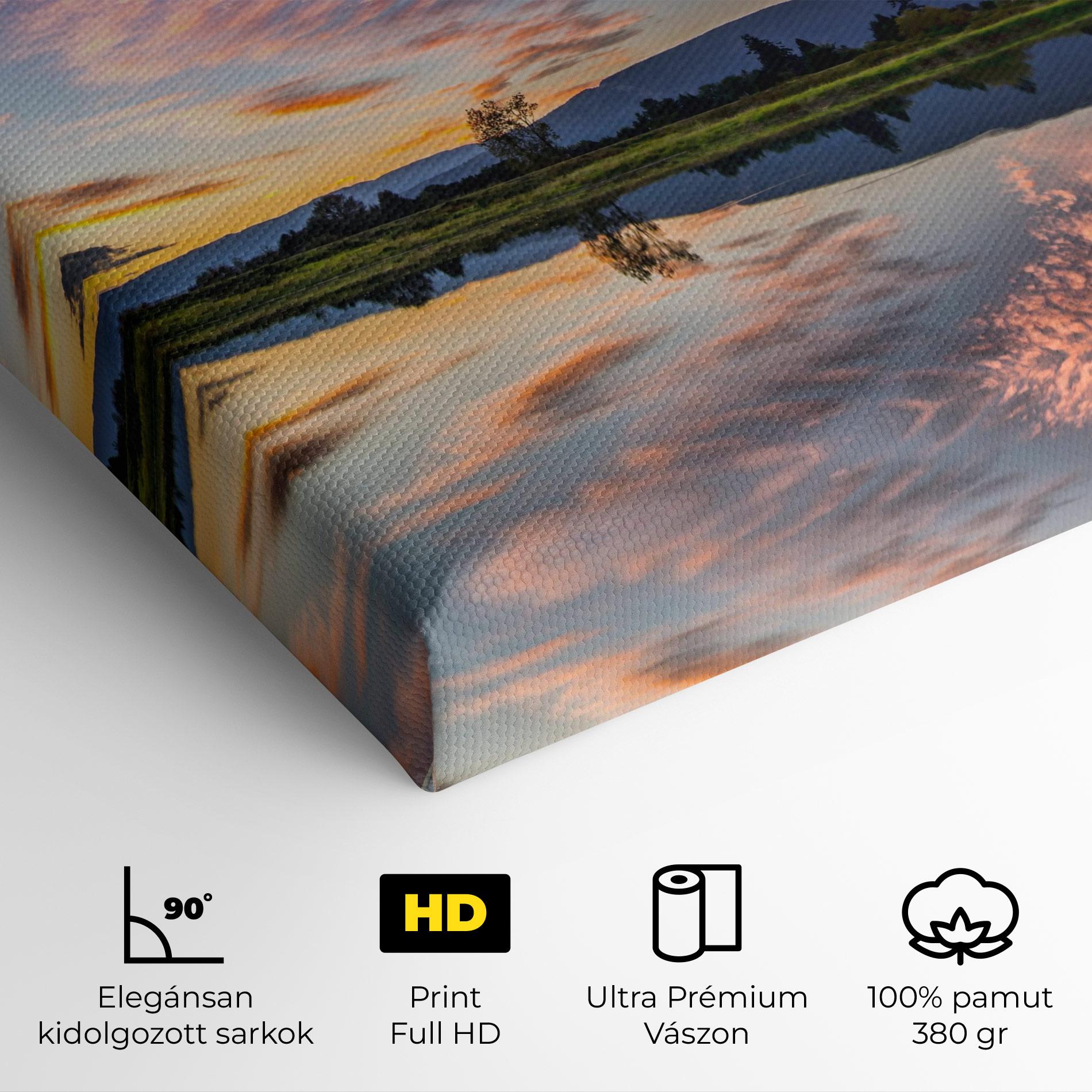 Vászonkép Beautiful Sky mockup 4