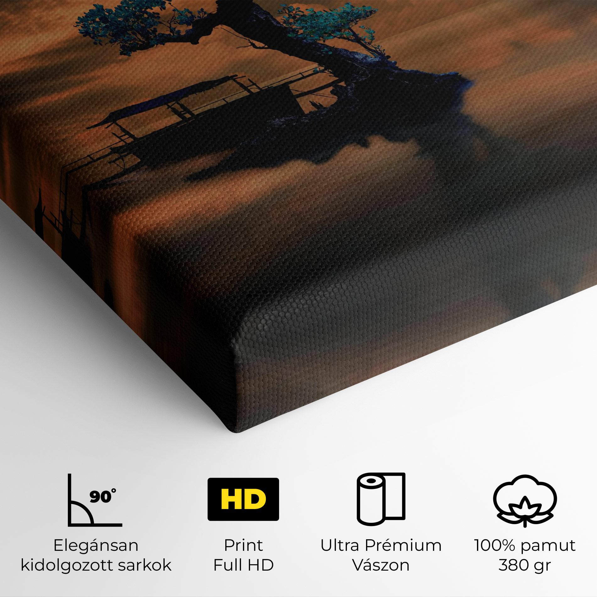 Vászonkép Blue Tree mockup 4