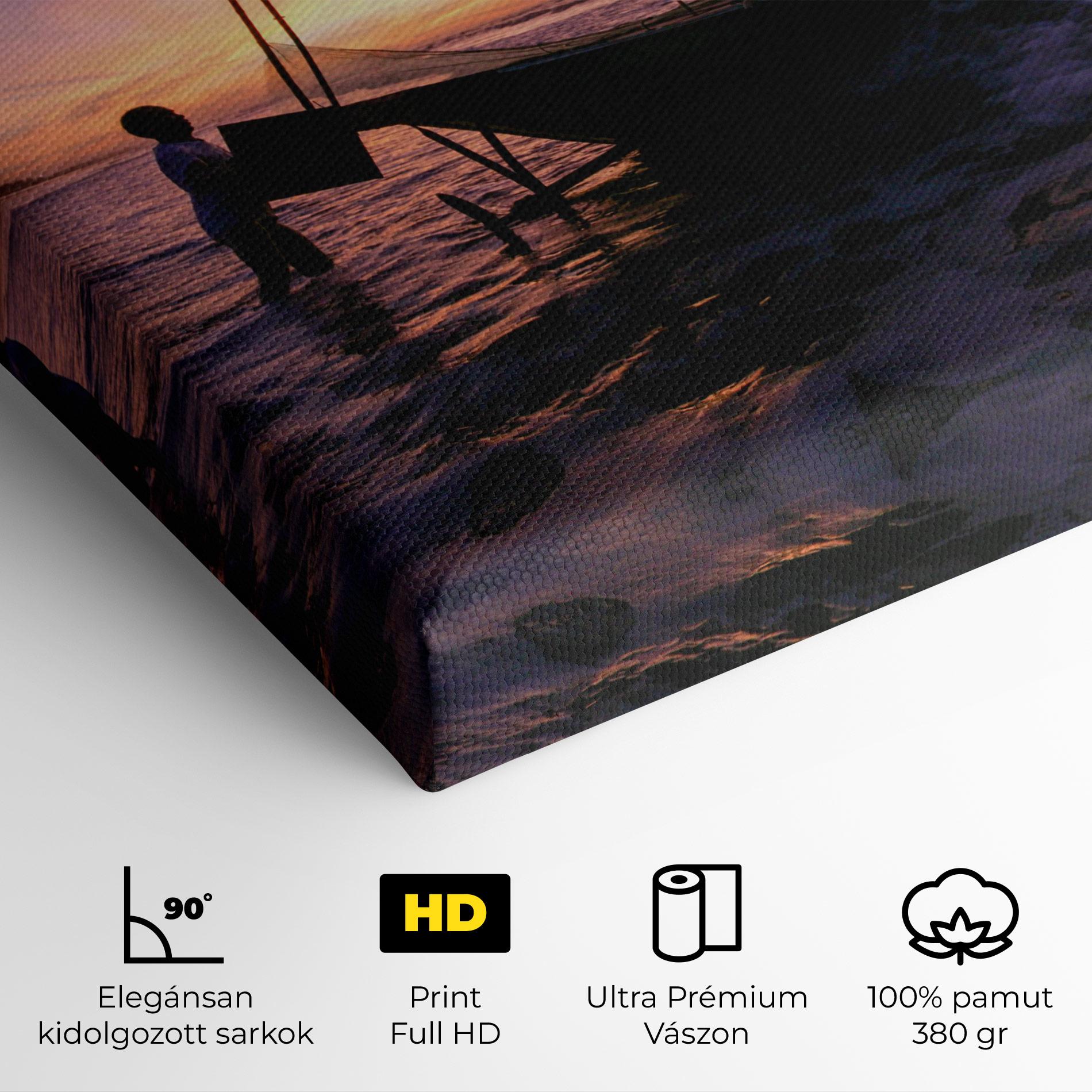 Vászonkép Sailor At Dawn mockup 4