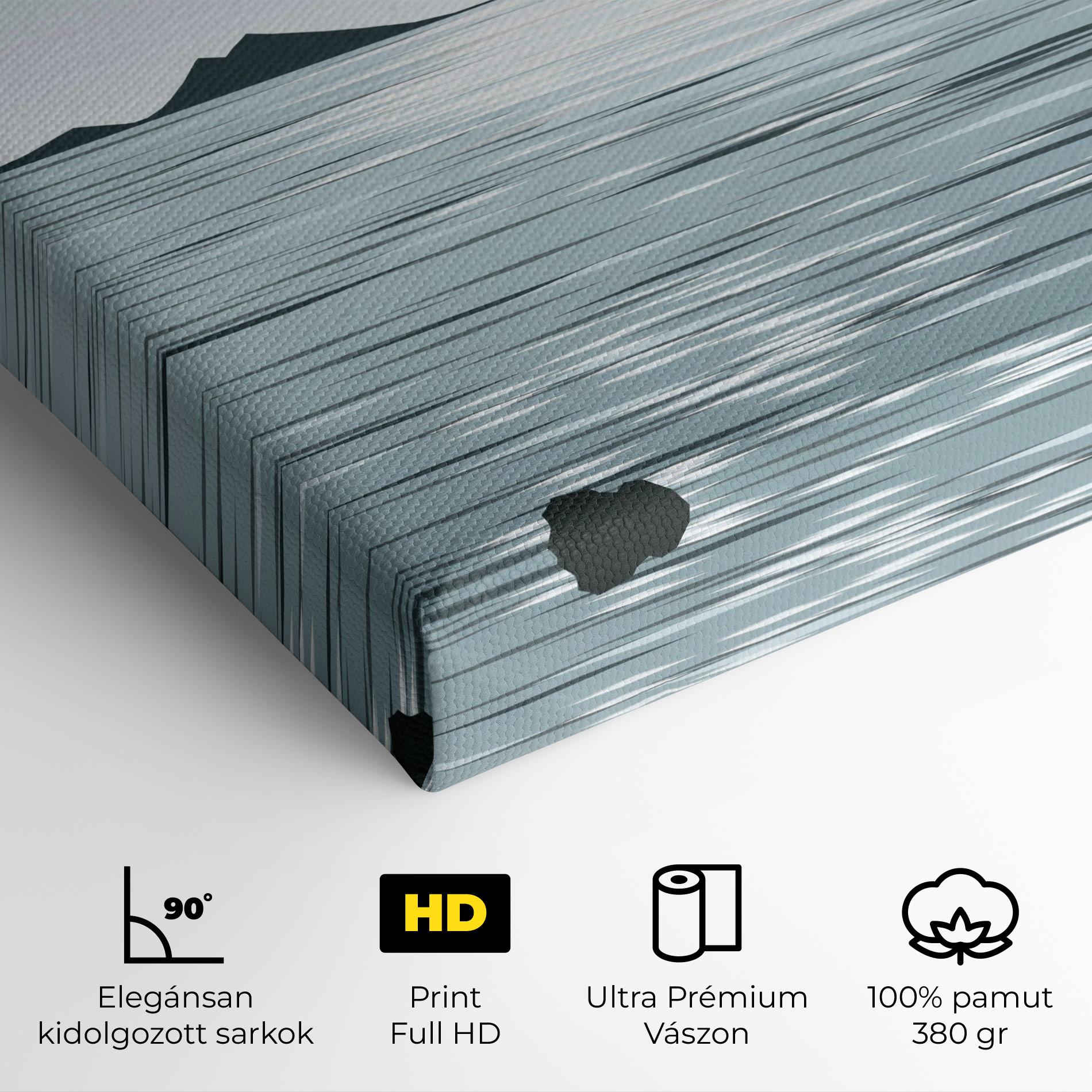 Vászonkép Sparkling_lake_view mockup 4