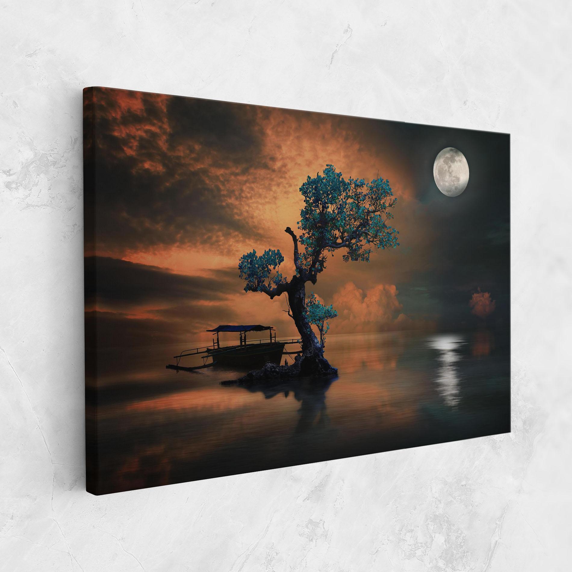Vászonkép Blue Tree mockup 1