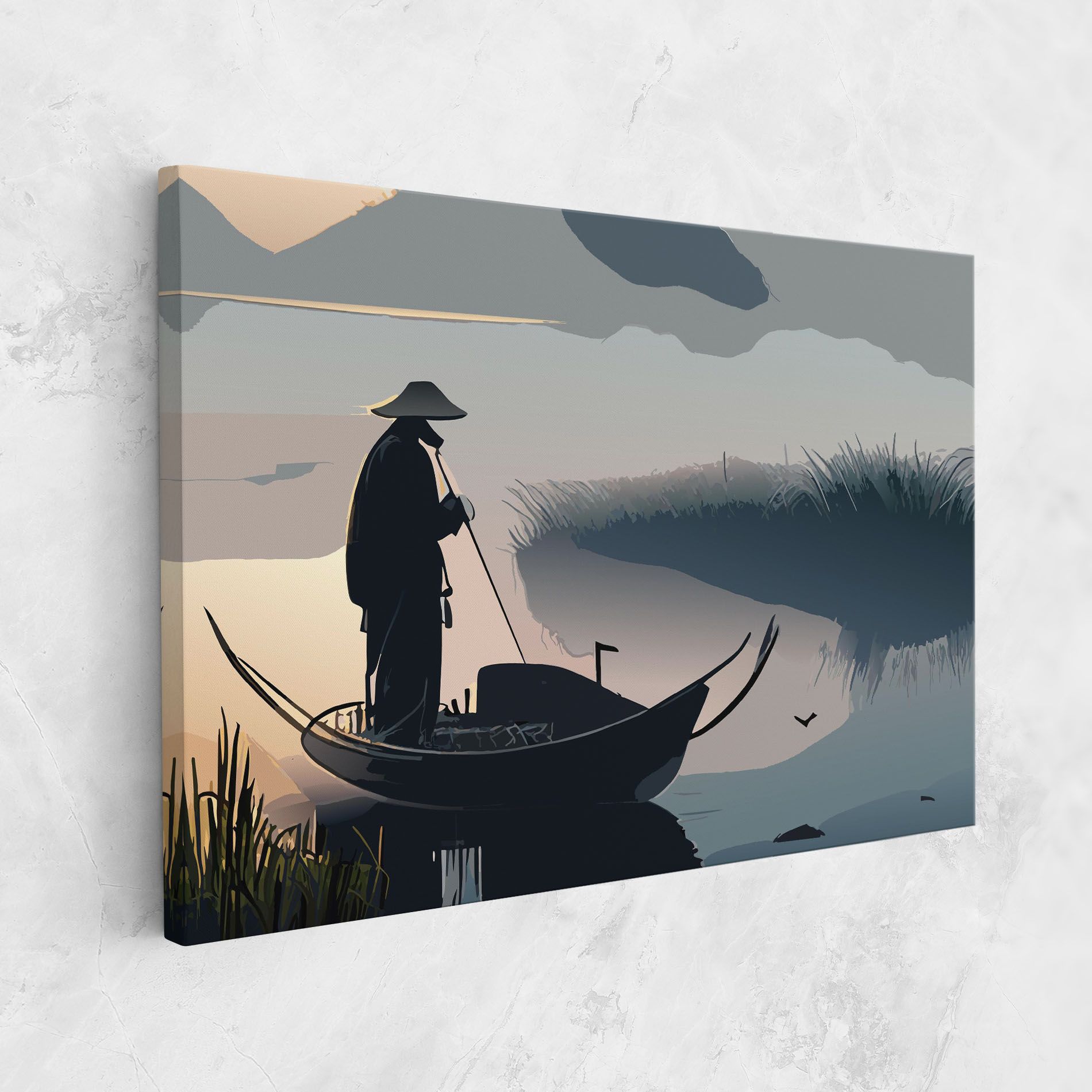 Japan Lake Man mockup 1