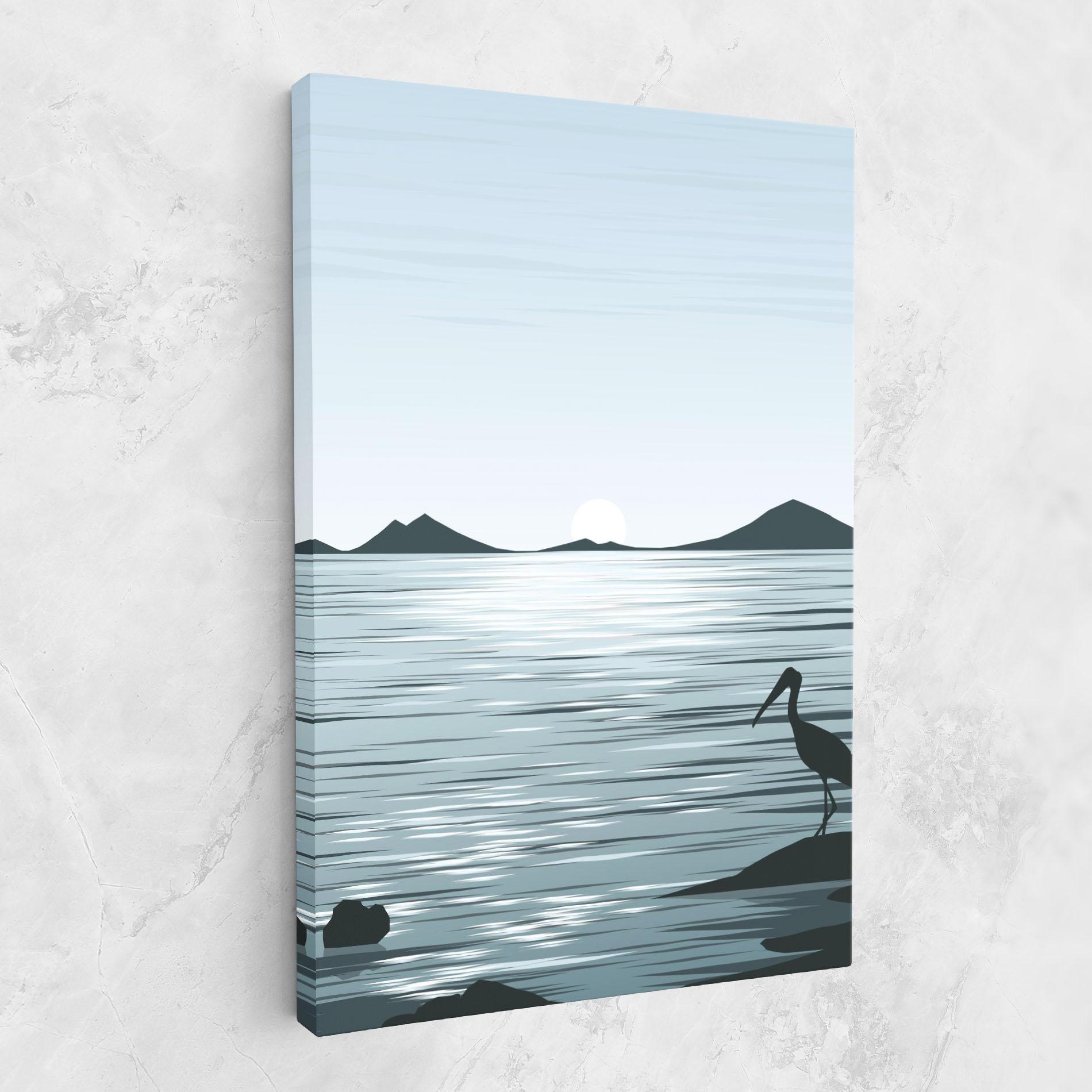 Vászonkép Sparkling_lake_view mockup 1