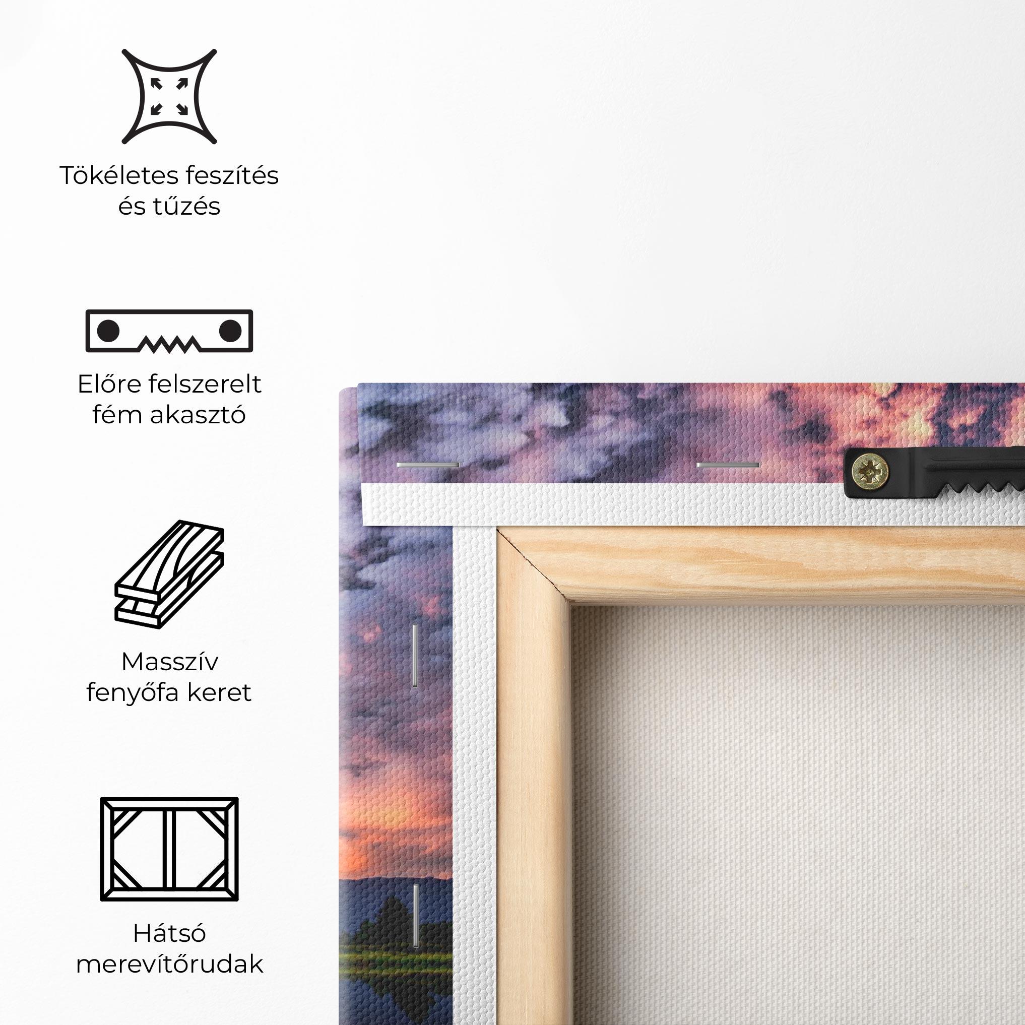 Vászonkép Beautiful Sky mockup 5