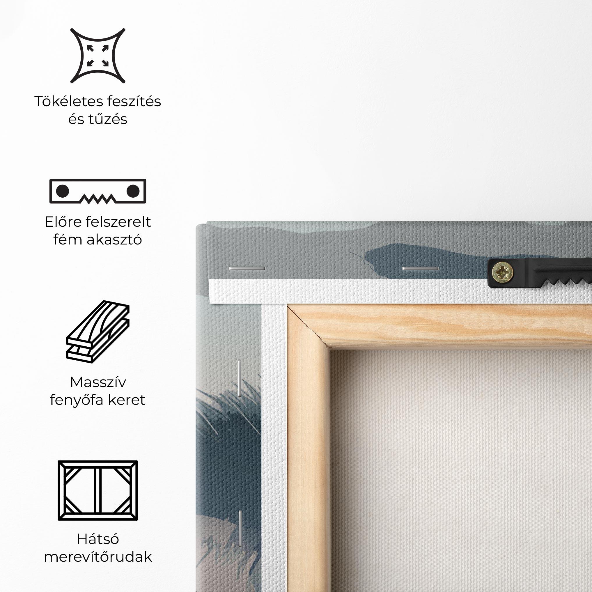 Vászonkép Japan Lake Man mockup 5