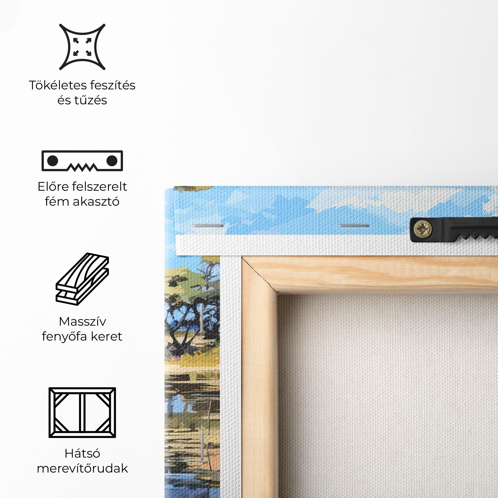 Vászonkép Riverside Flowers mockup 5