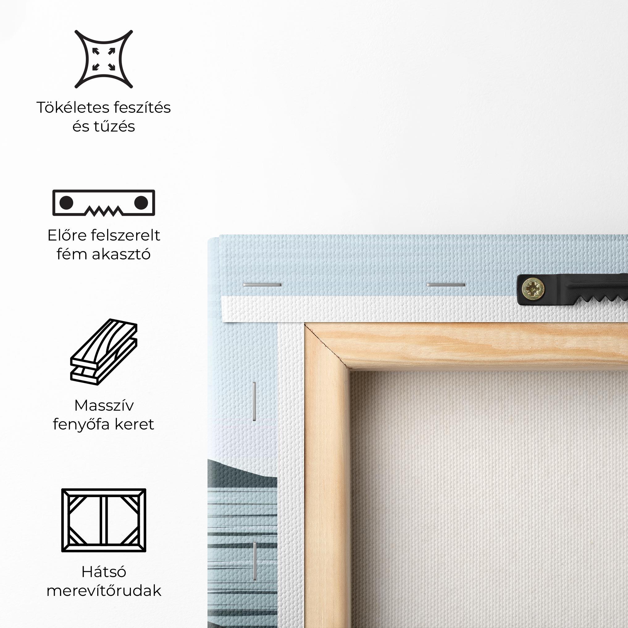 Vászonkép Sparkling_lake_view mockup 5