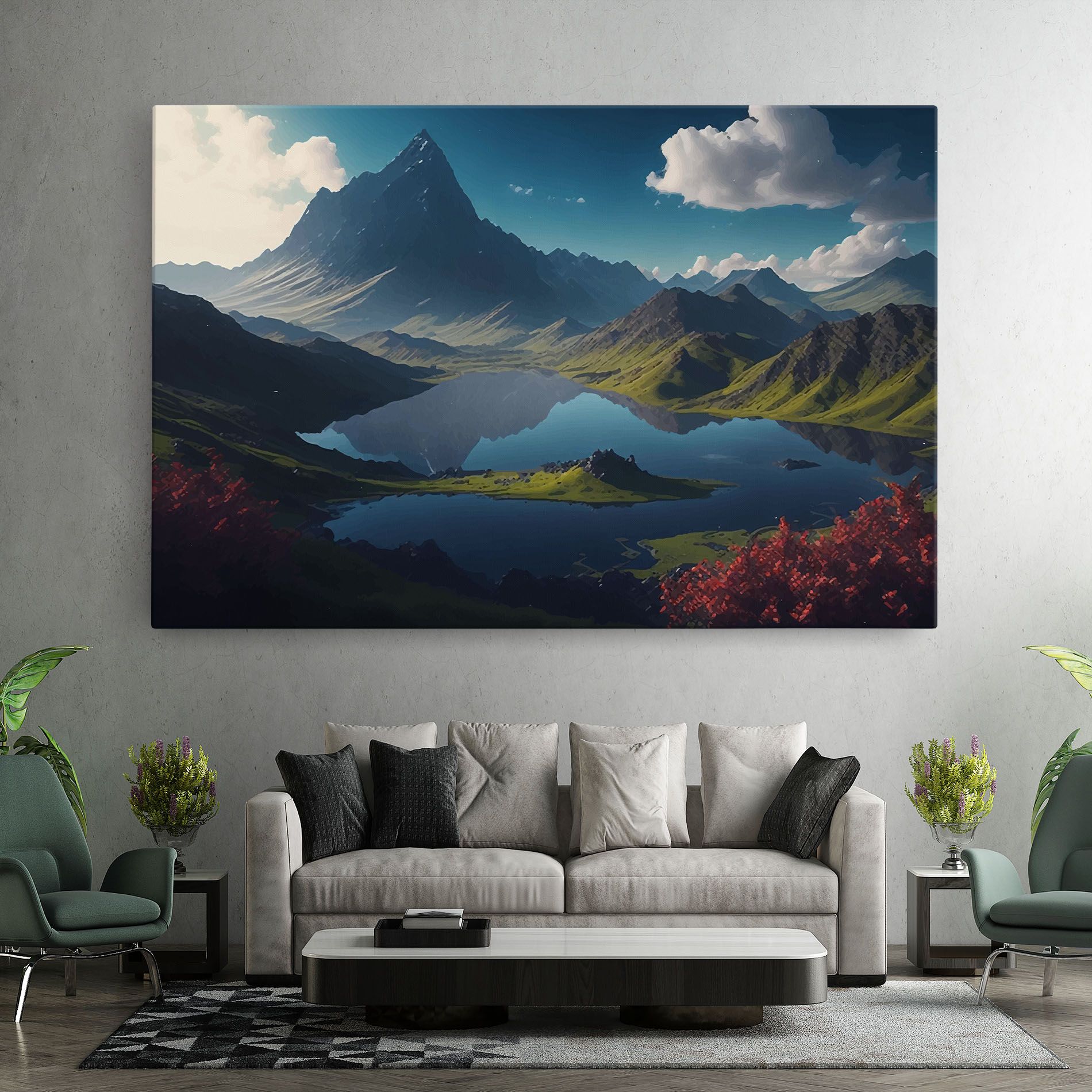 Red Flower Lake mockup 7