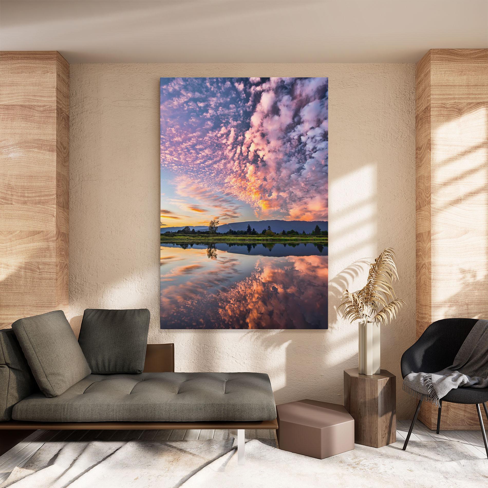 Vászonkép Beautiful Sky mockup 8