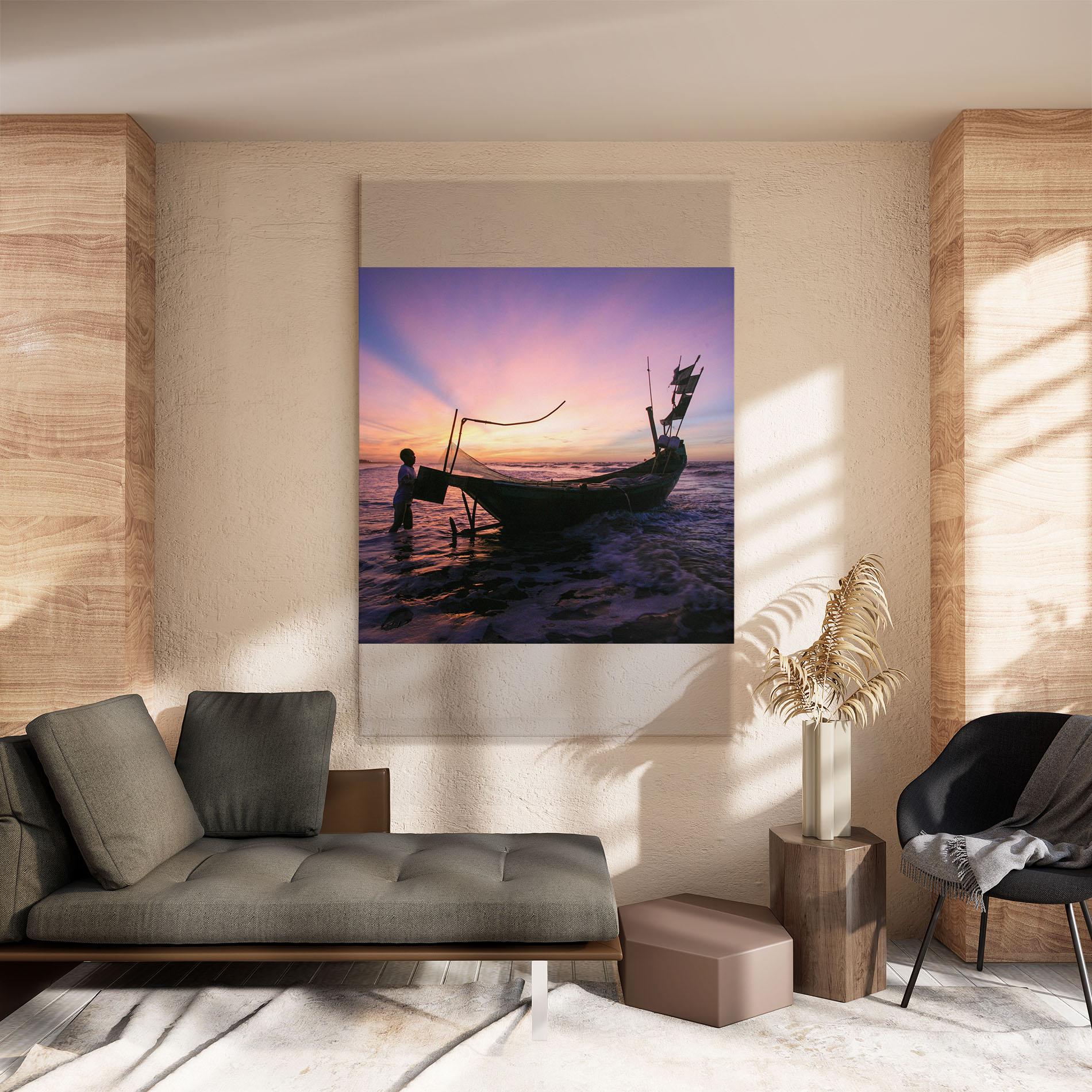 Vászonkép Sailor At Dawn mockup 8