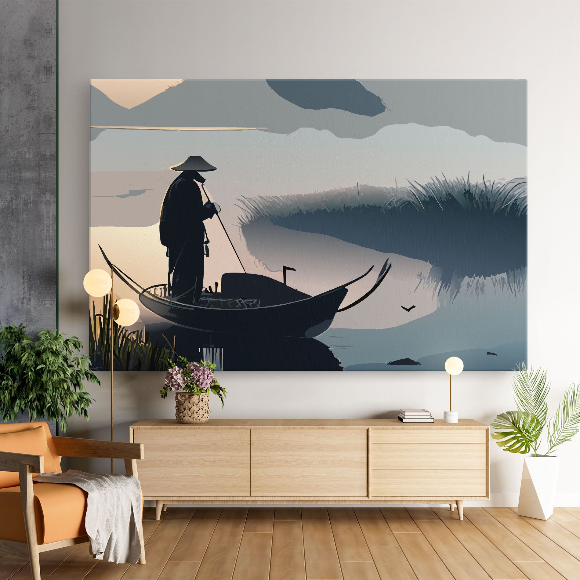 Japan Lake Man mockup 9