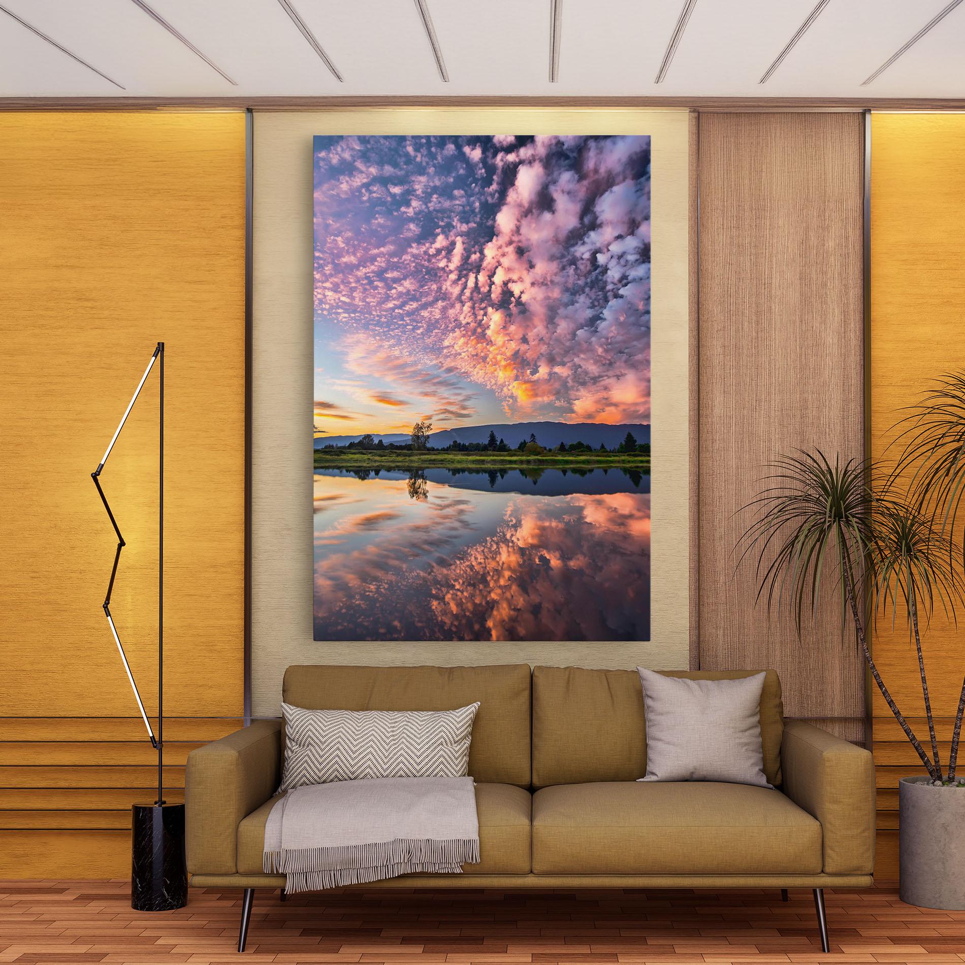 Vászonkép Beautiful Sky mockup 9