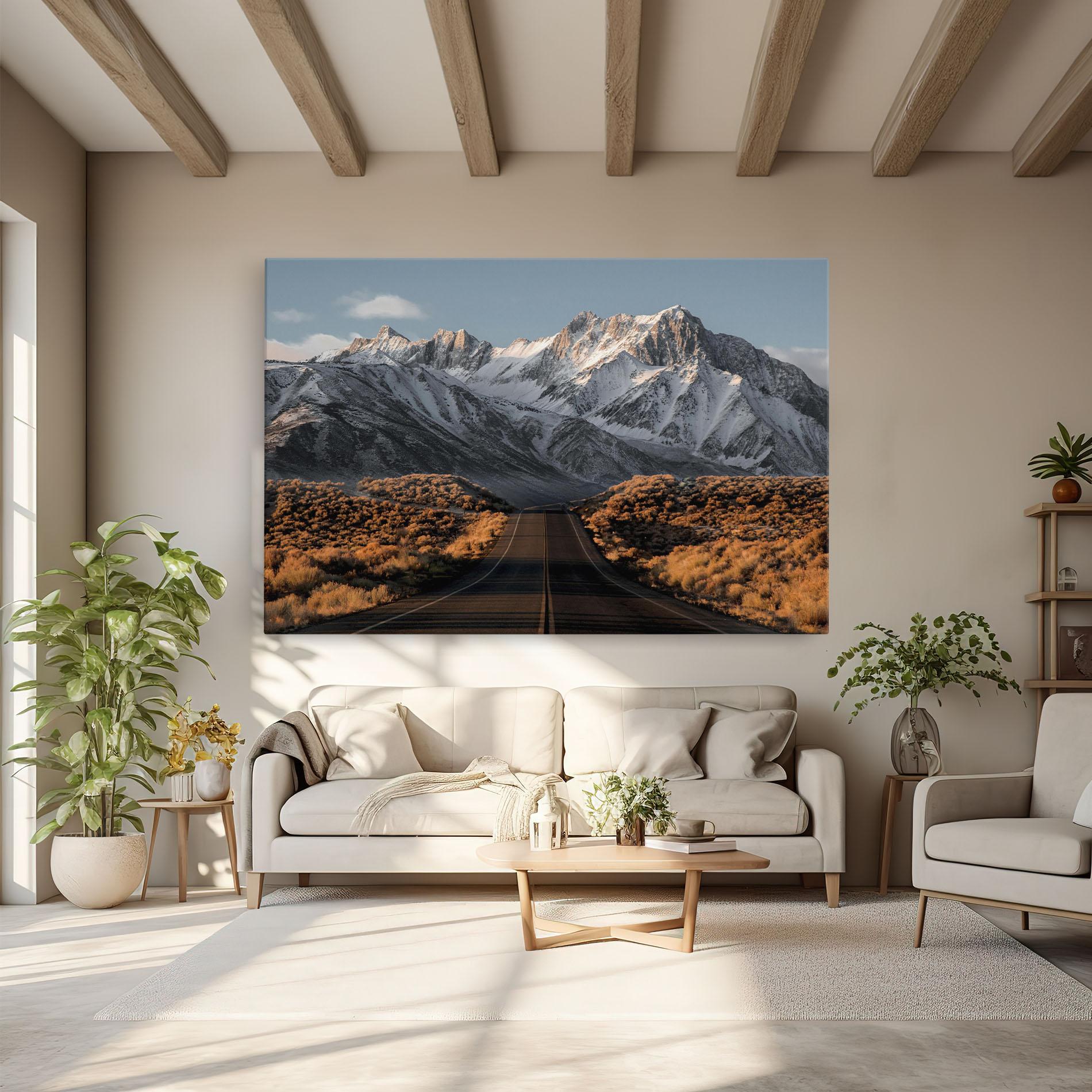 Vászonkép Nice Mountain Road mockup 6