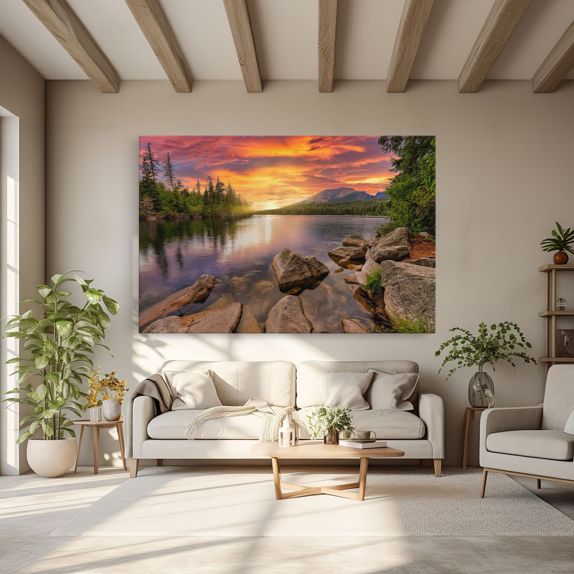 Vászonkép Tatra View