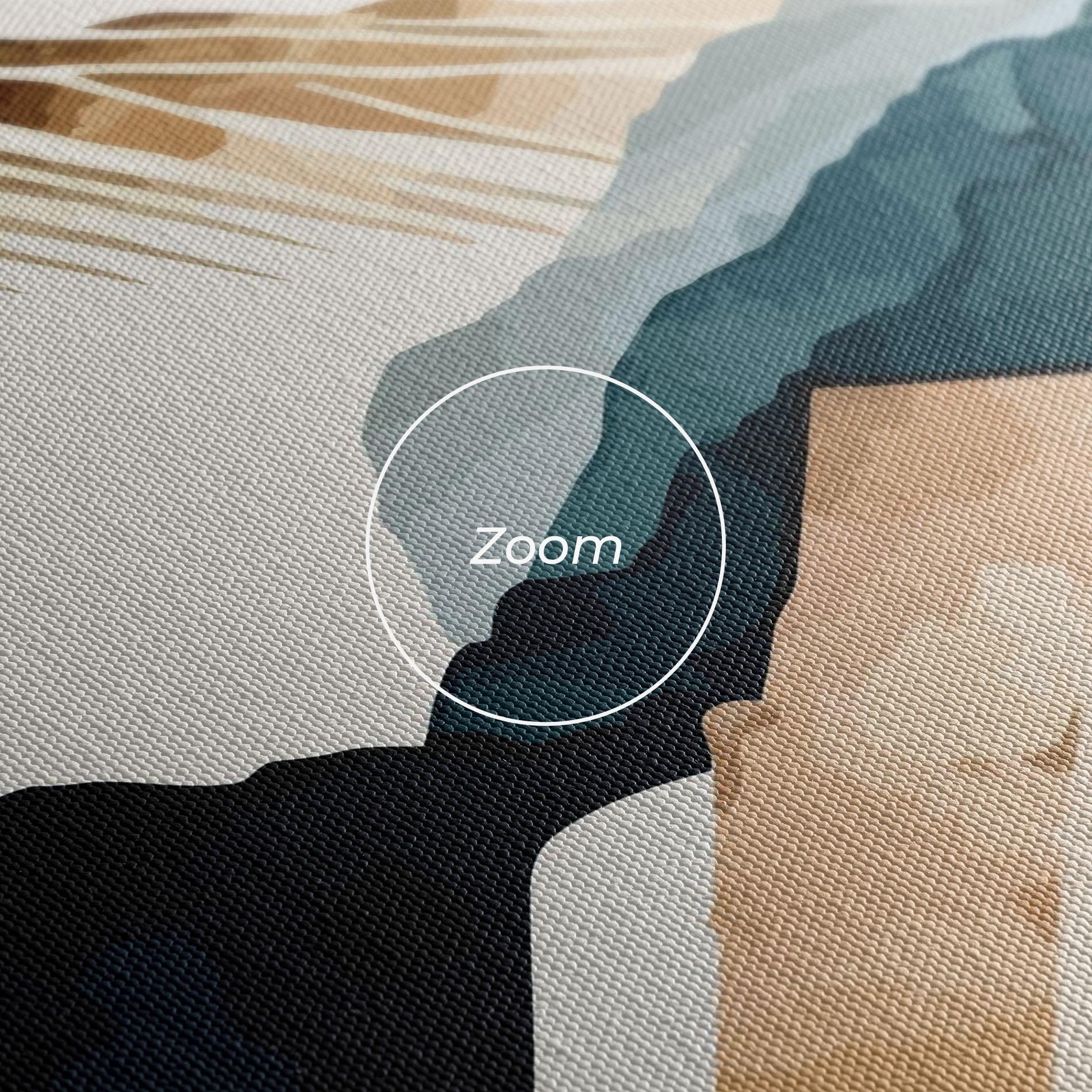 Vászonkép Gold Green Mountain mockup 3