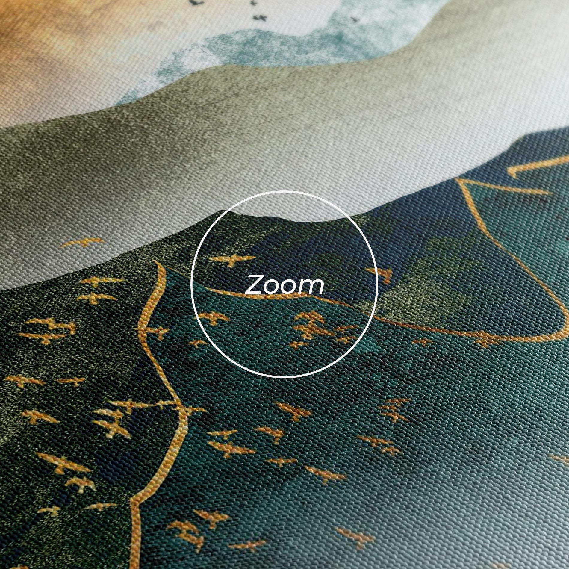 Vászonkép Golden Mountains mockup 3