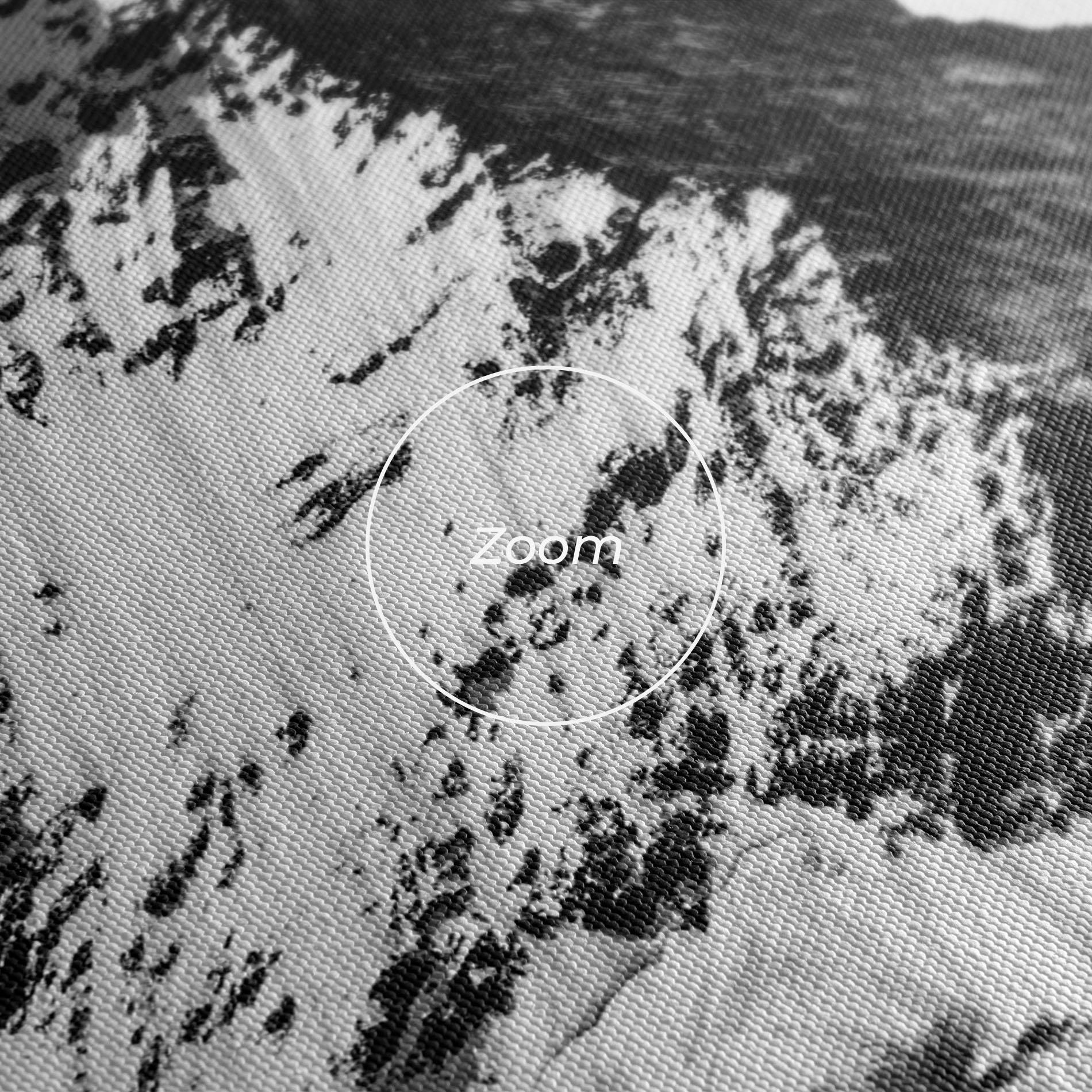 Vászonkép Snowy Black Mountain mockup 3