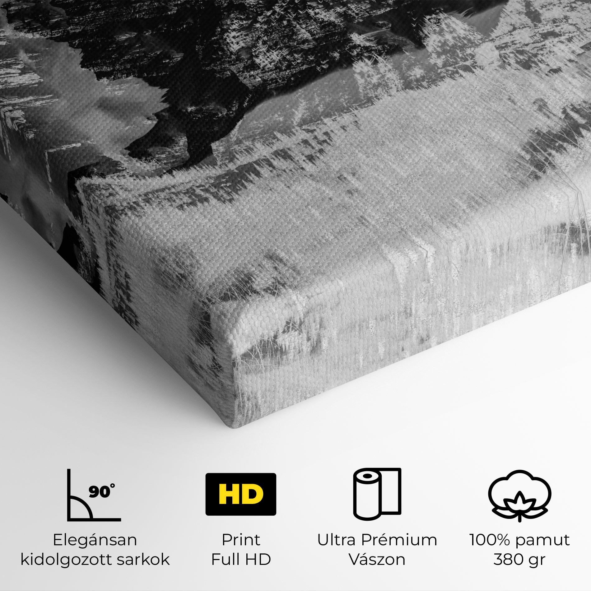 Vászonkép Green Shades Mountain mockup 4